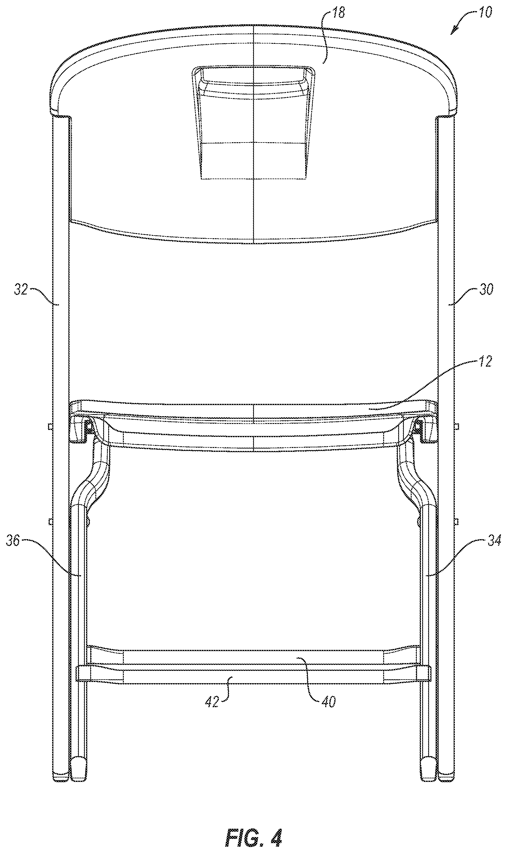 Patent US12564264 Figure 4 – Chair