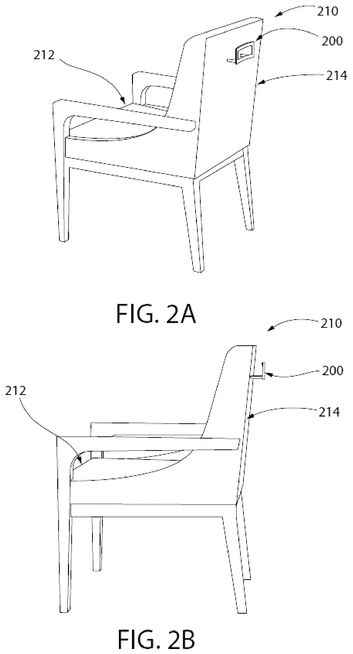 Patent US12564265 Figure 3 – Universal back of chair hanger