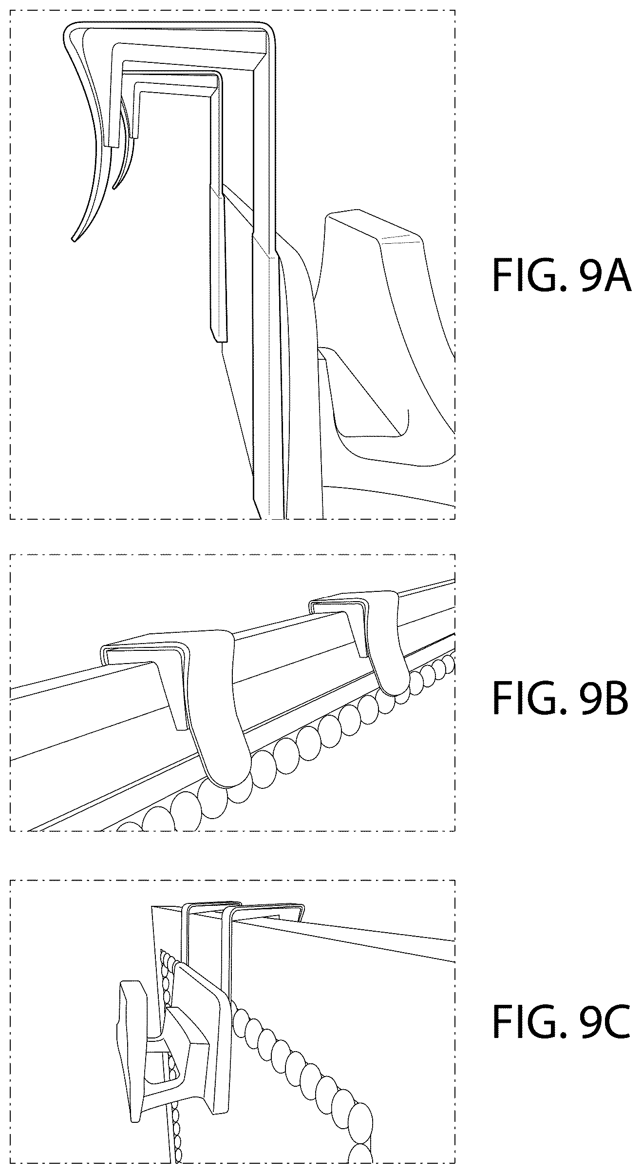 Patent US12564265 Figure 14 – Universal back of chair hanger