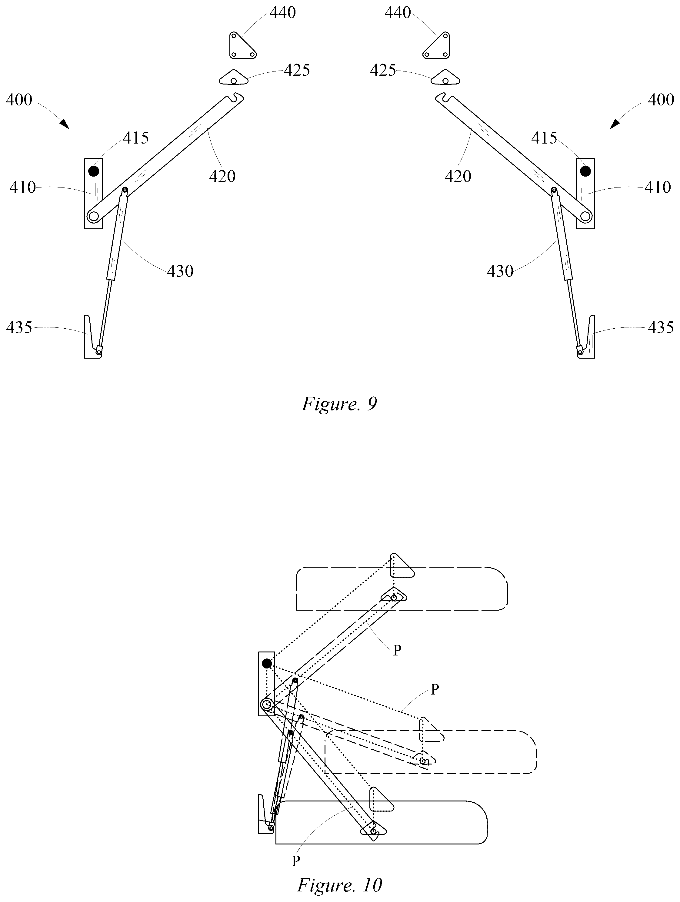 Patent US12564268 Figure 6 – Furniture objects including a convertible desk bed