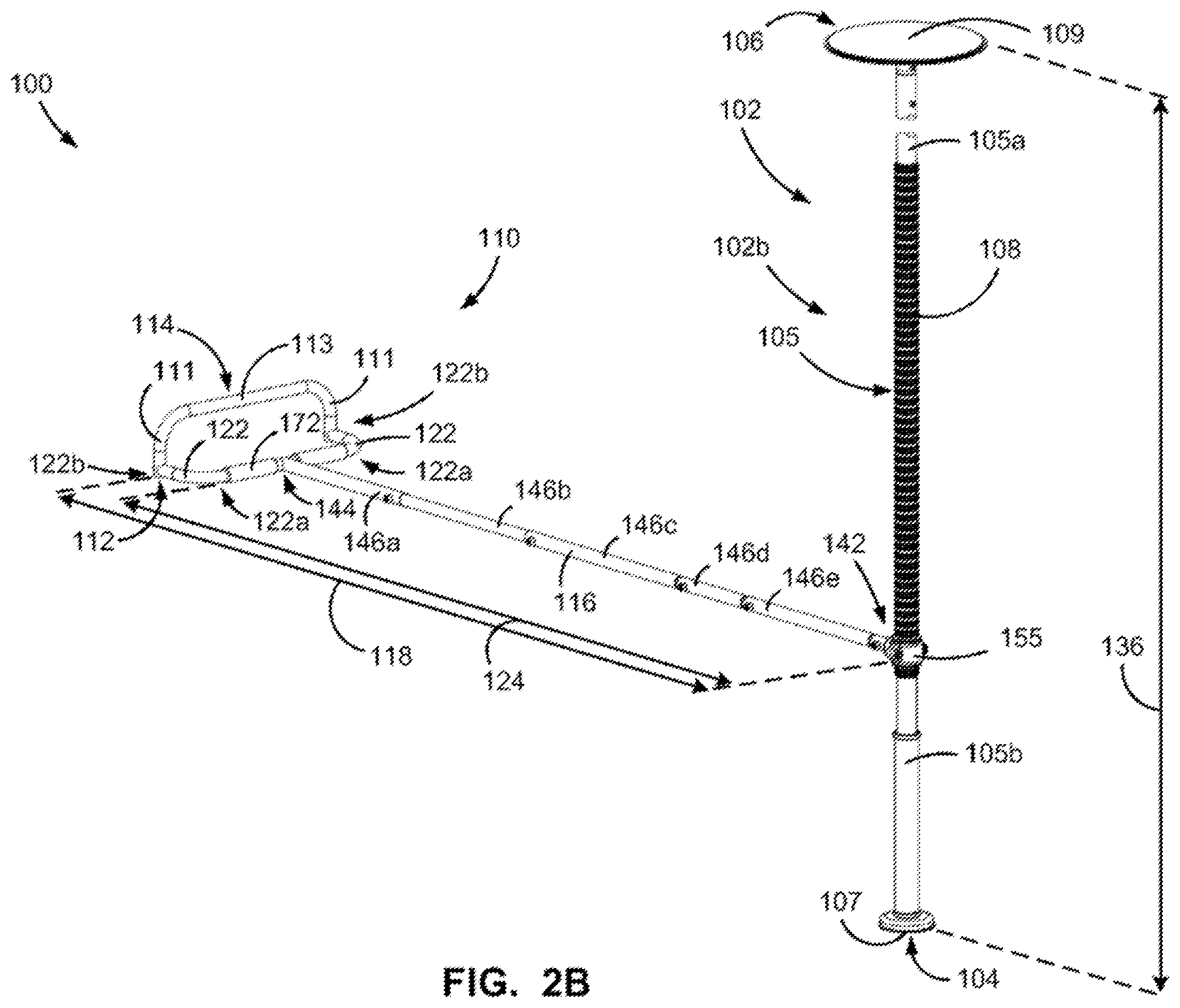 Patent US12564269 Figure 3 – Bed rail assembly