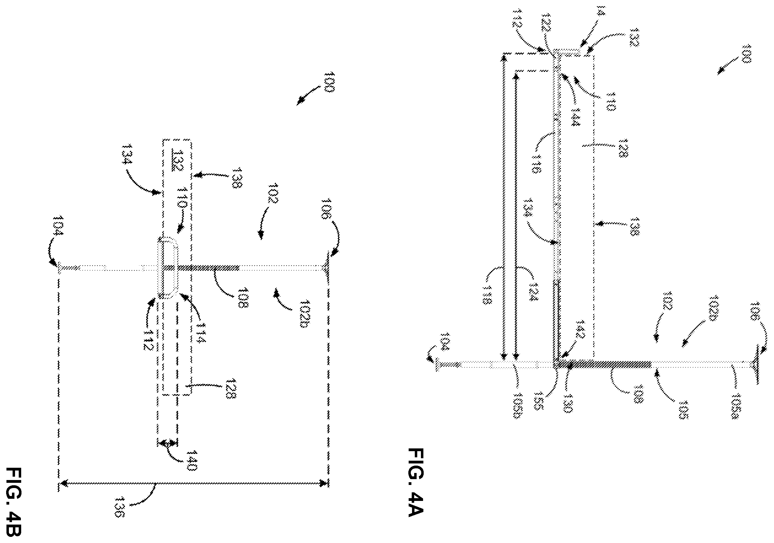 Patent US12564269 Figure 5 – Bed rail assembly