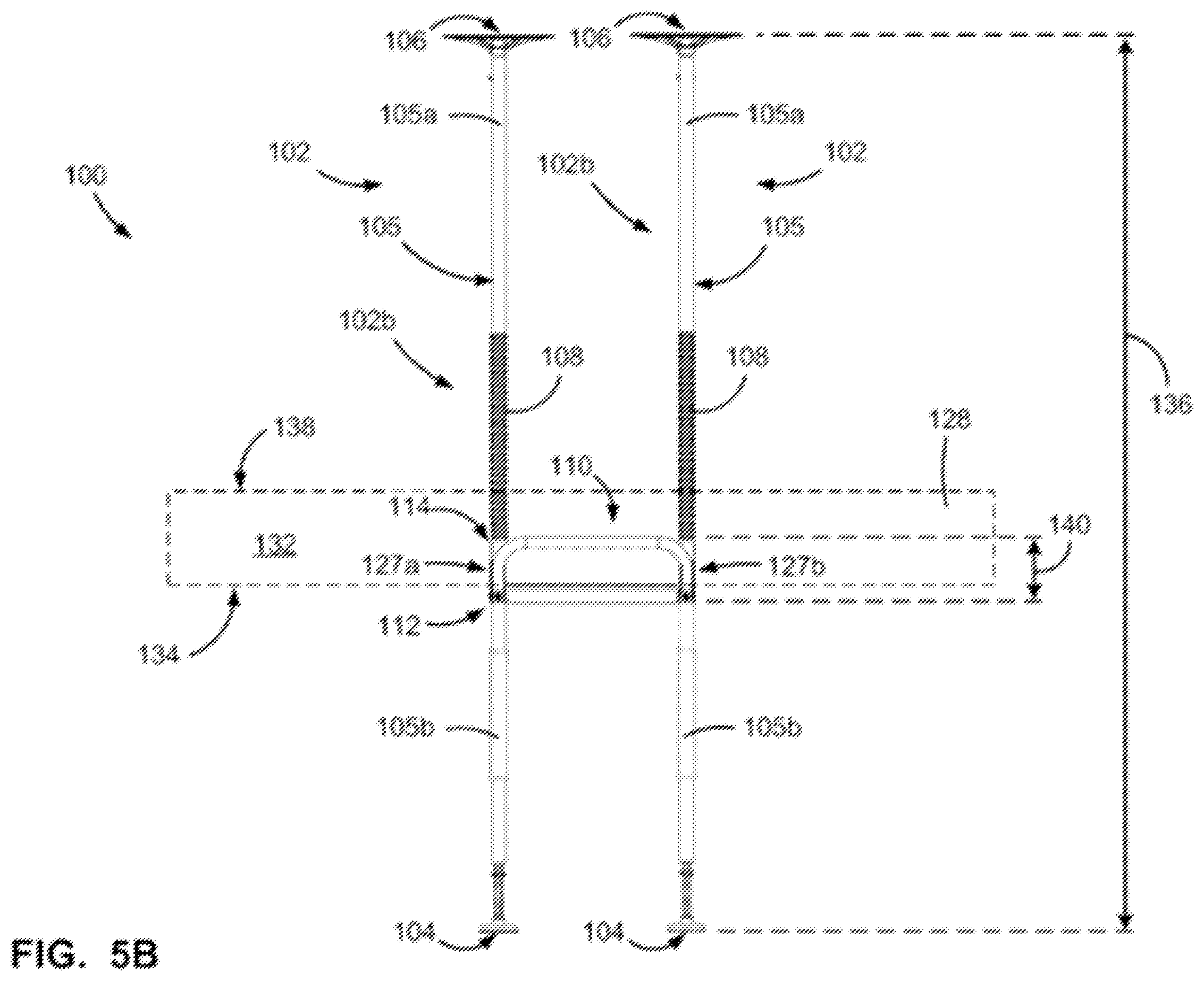 Patent US12564269 Figure 7 – Bed rail assembly
