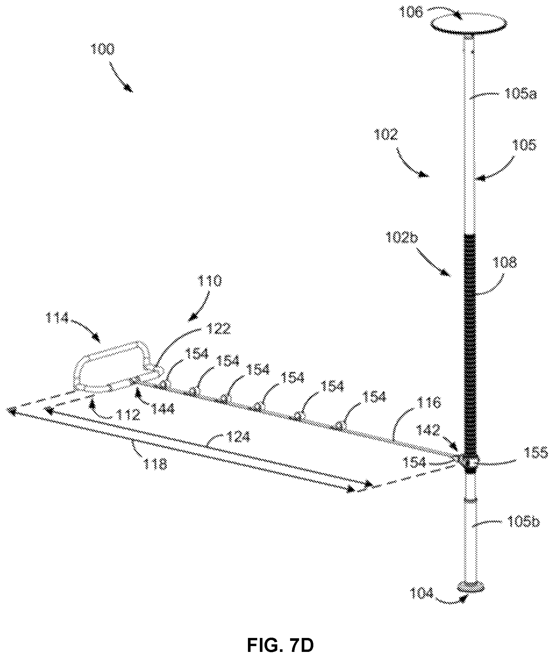 Patent US12564269 Figure 11 – Bed rail assembly