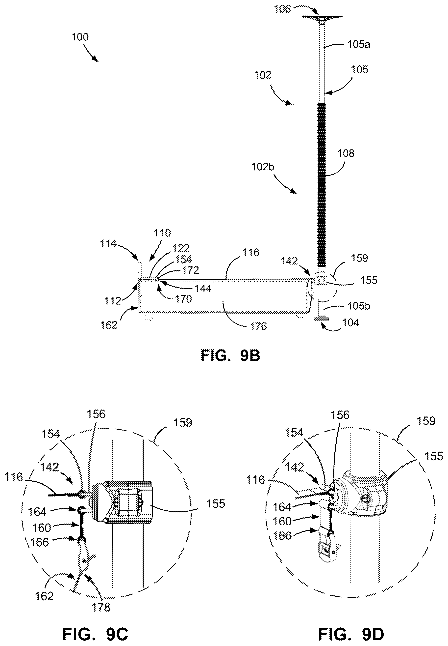 Patent US12564269 Figure 13 – Bed rail assembly