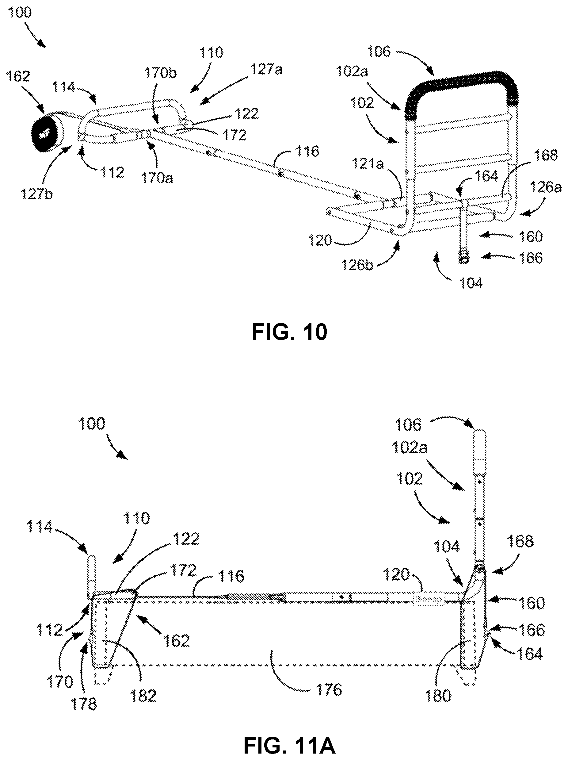 Patent US12564269 Figure 14 – Bed rail assembly