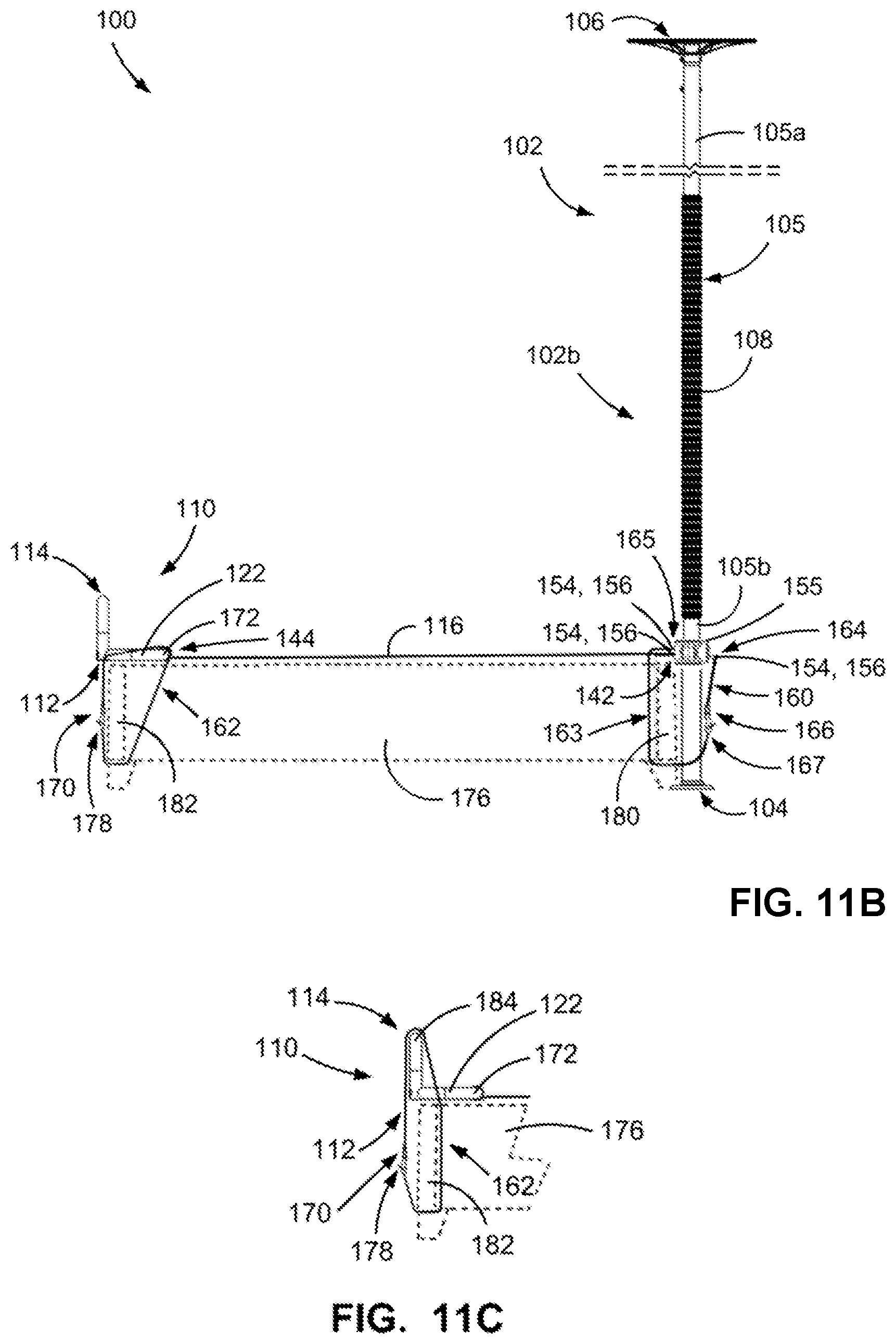 Patent US12564269 Figure 15 – Bed rail assembly