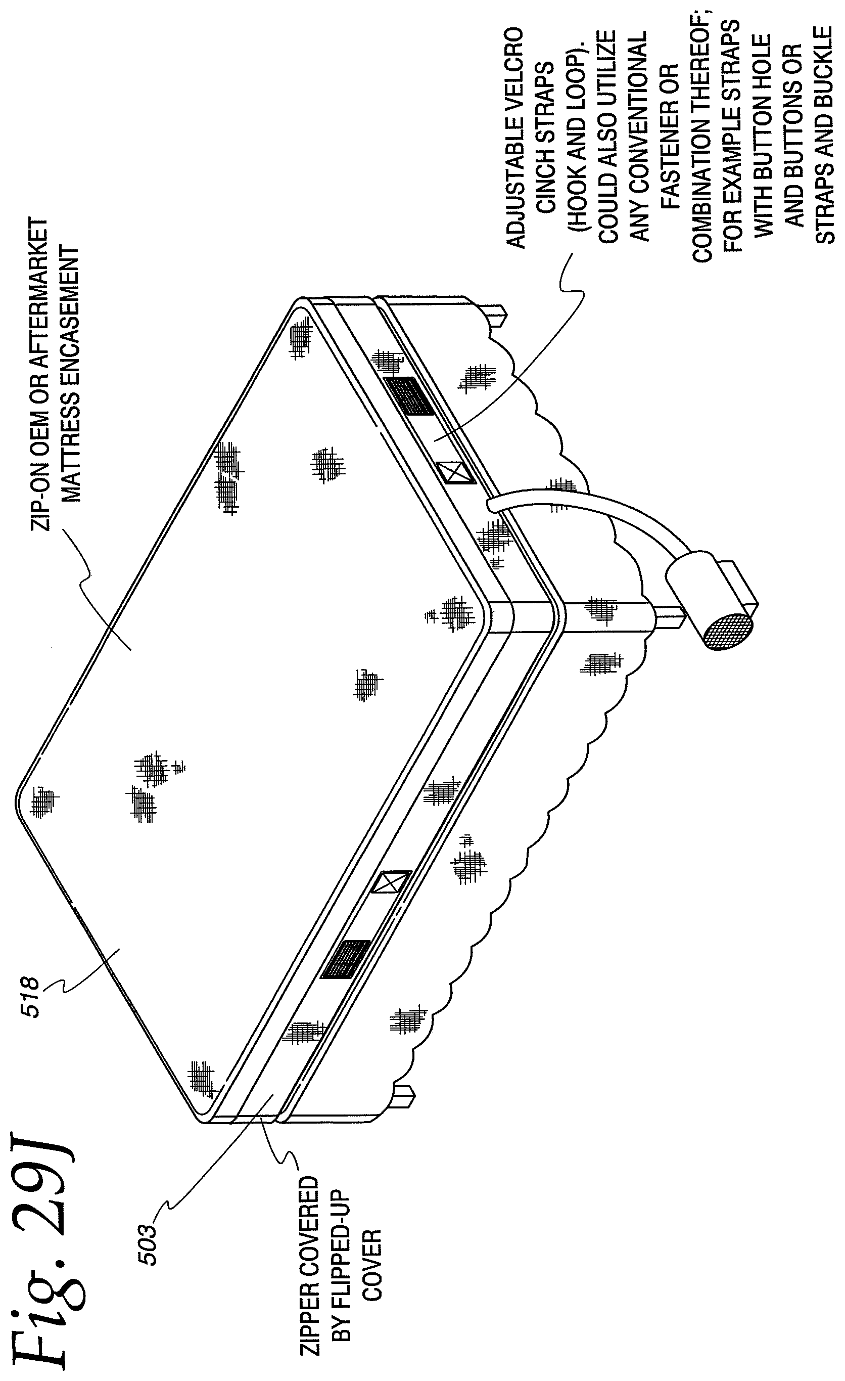 Patent US12564271 Figure 19 – Four-in-one mattress management system