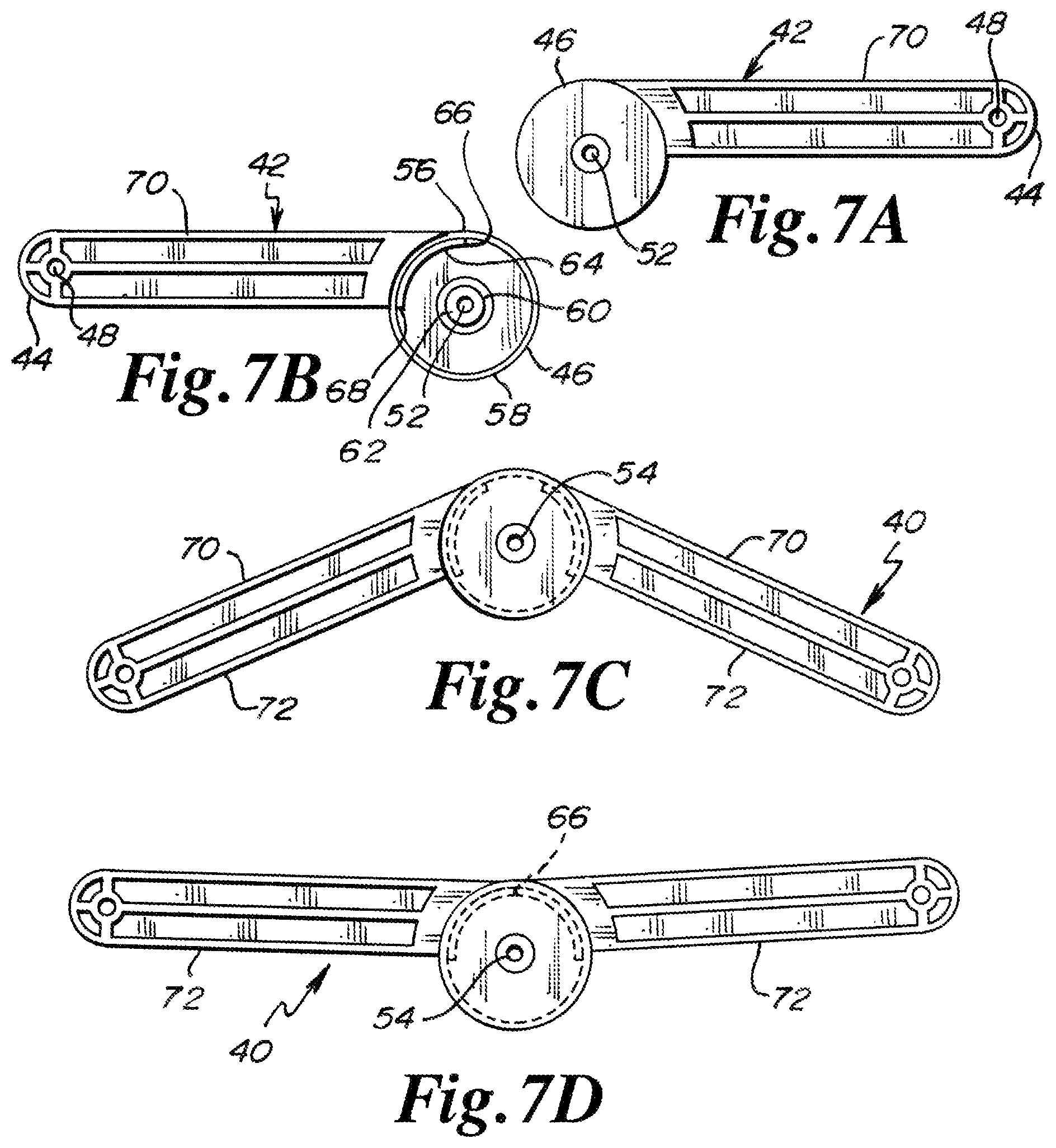 Patent US12564274 Figure 7 – Scissoring bassinet with soft inside and outside