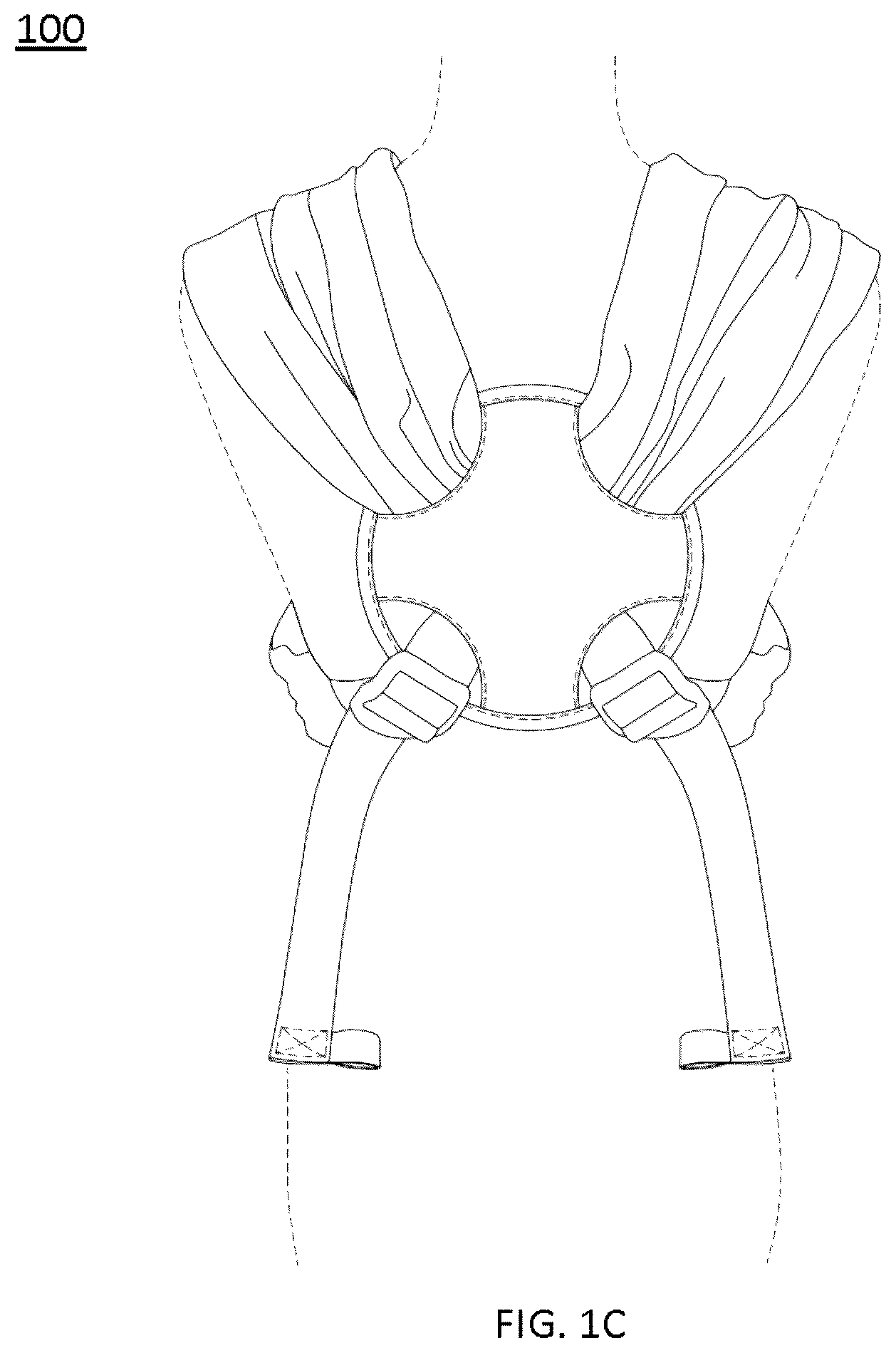Patent US12564275 Figure 3 – Pet sling carrier