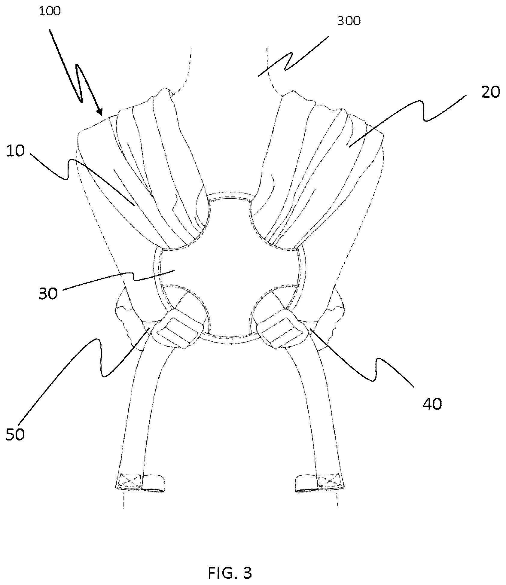 Patent US12564275 Figure 5 – Pet sling carrier