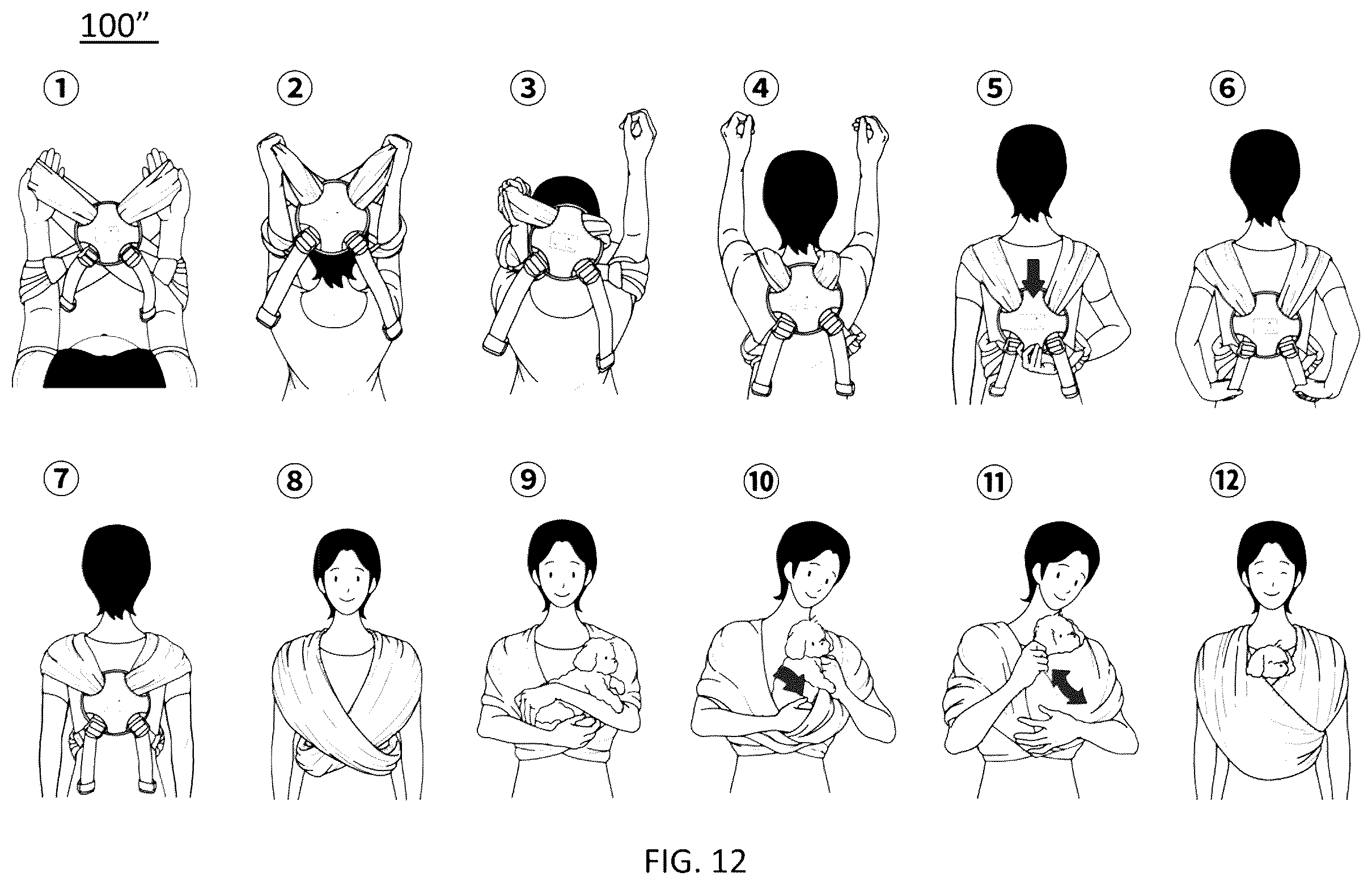 Patent US12564275 Figure 18 – Pet sling carrier