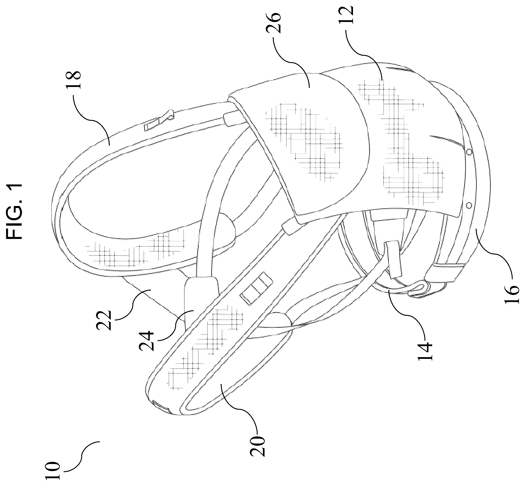 Patent US12564276 — Baby carrier system — Figure 1