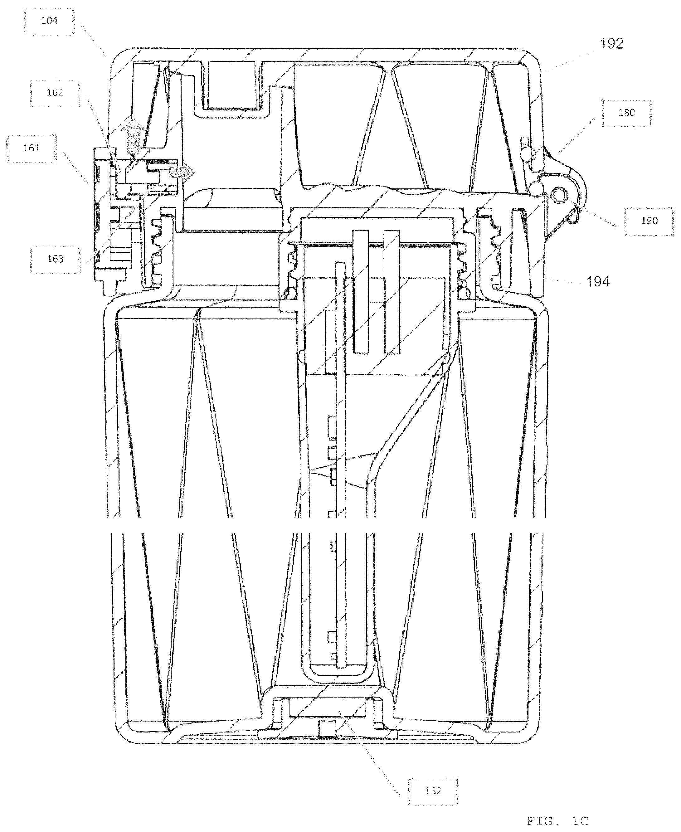 Patent US12564280 Figure 3 – Wireless drink container for monitoring hydration
