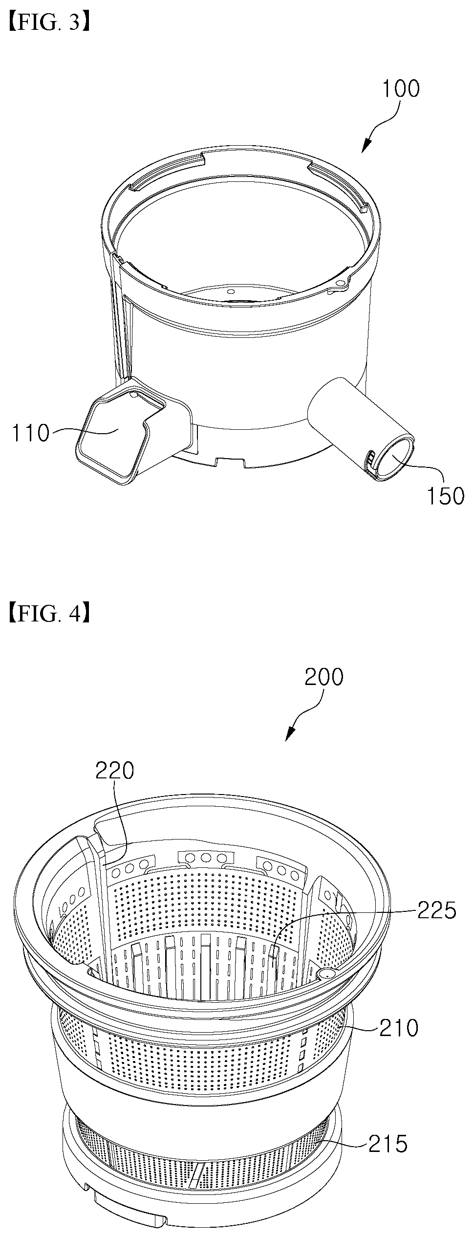 Patent US12564282 Figure 3 – Juice module for juicer