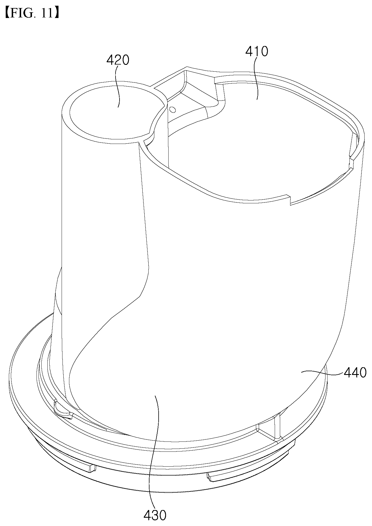 Patent US12564282 Figure 10 – Juice module for juicer