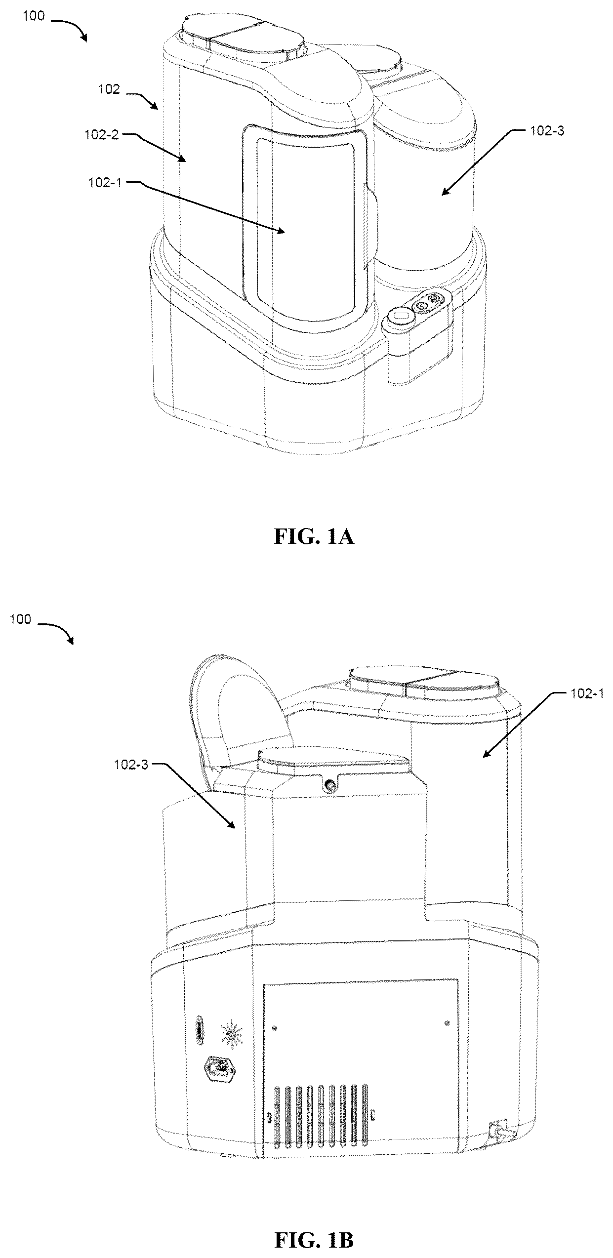 Patent US12564285 — Bottle cleaning device with a fluid dispenser — Figure 1