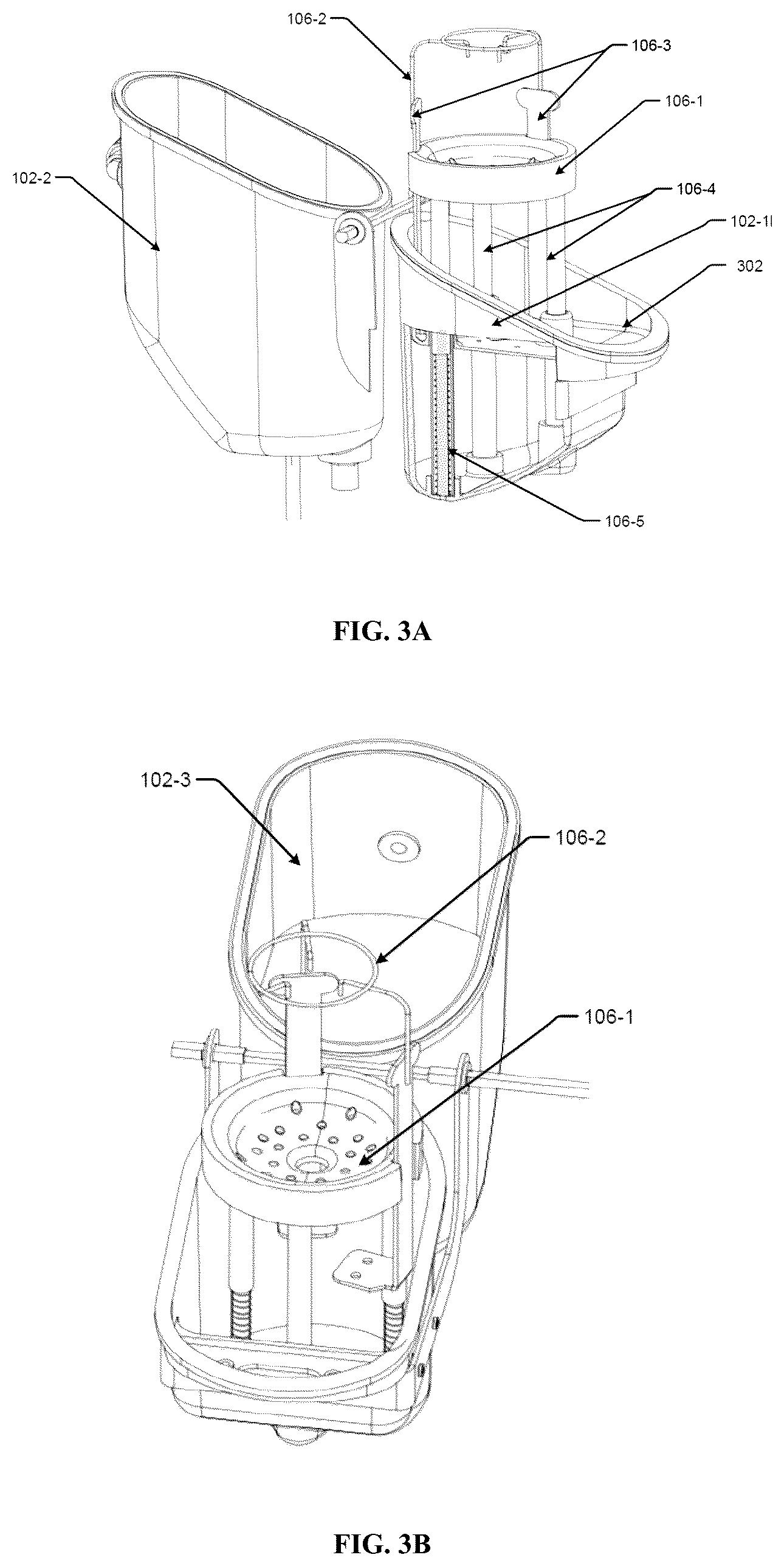 Patent US12564285 Figure 4 – Bottle cleaning device with a fluid dispenser