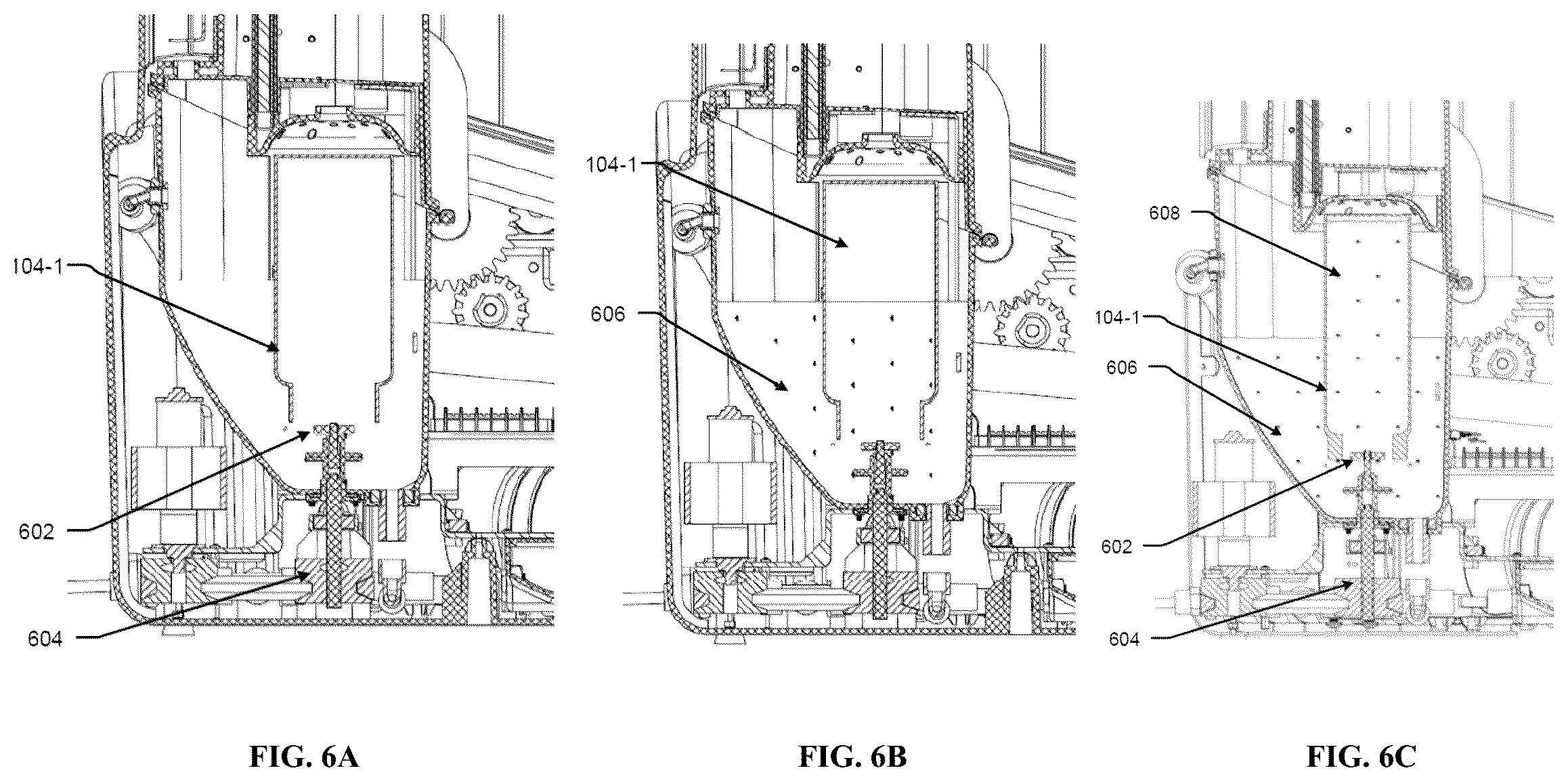 Patent US12564285 Figure 8 – Bottle cleaning device with a fluid dispenser