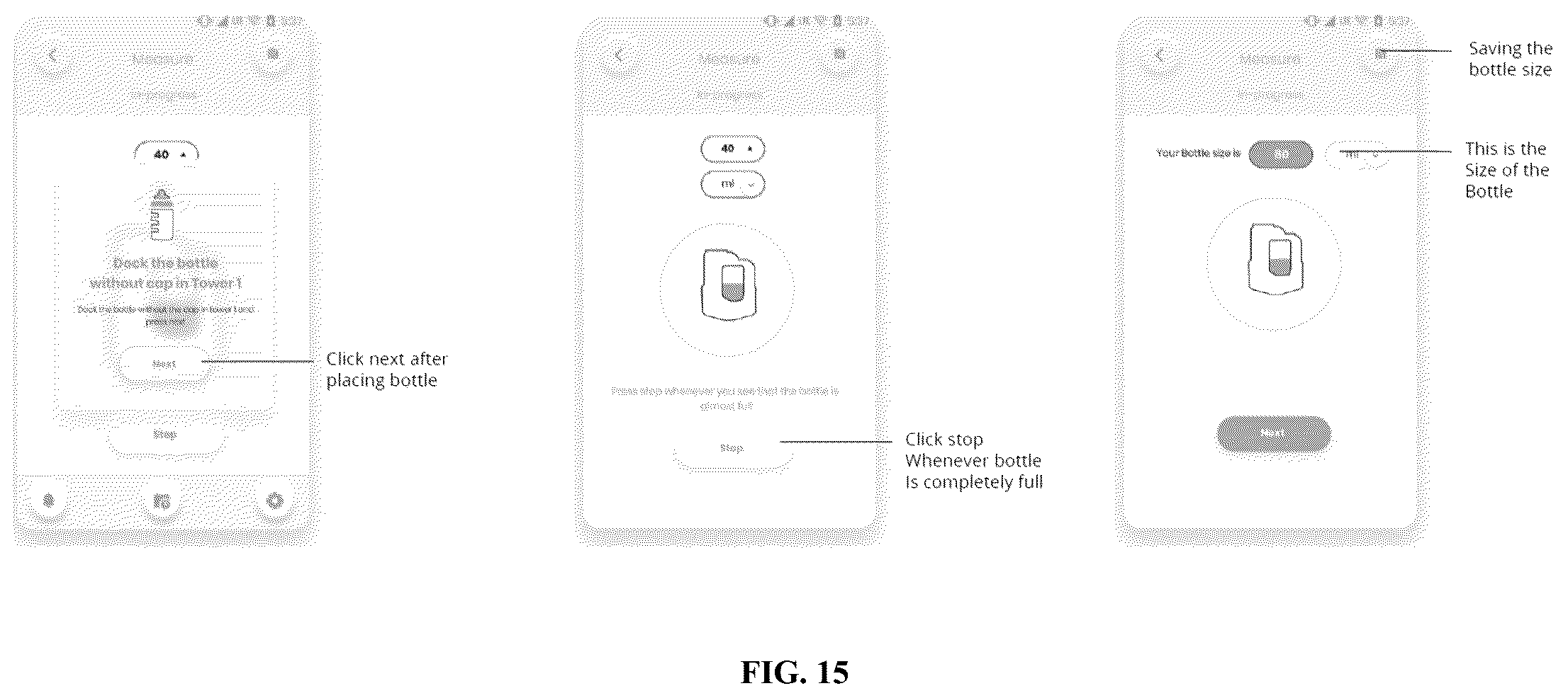 Patent US12564285 Figure 19 – Bottle cleaning device with a fluid dispenser