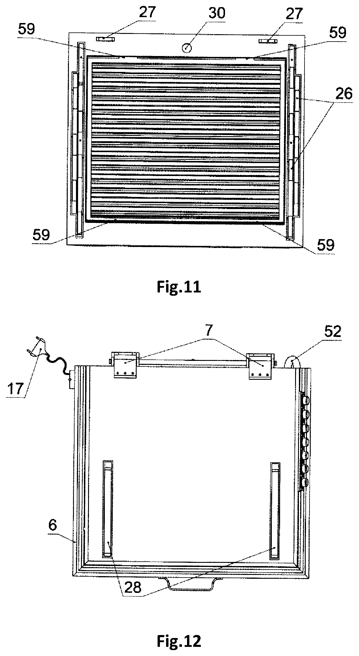 Patent US12564288 Figure 4 – Universal device for heat treating food products