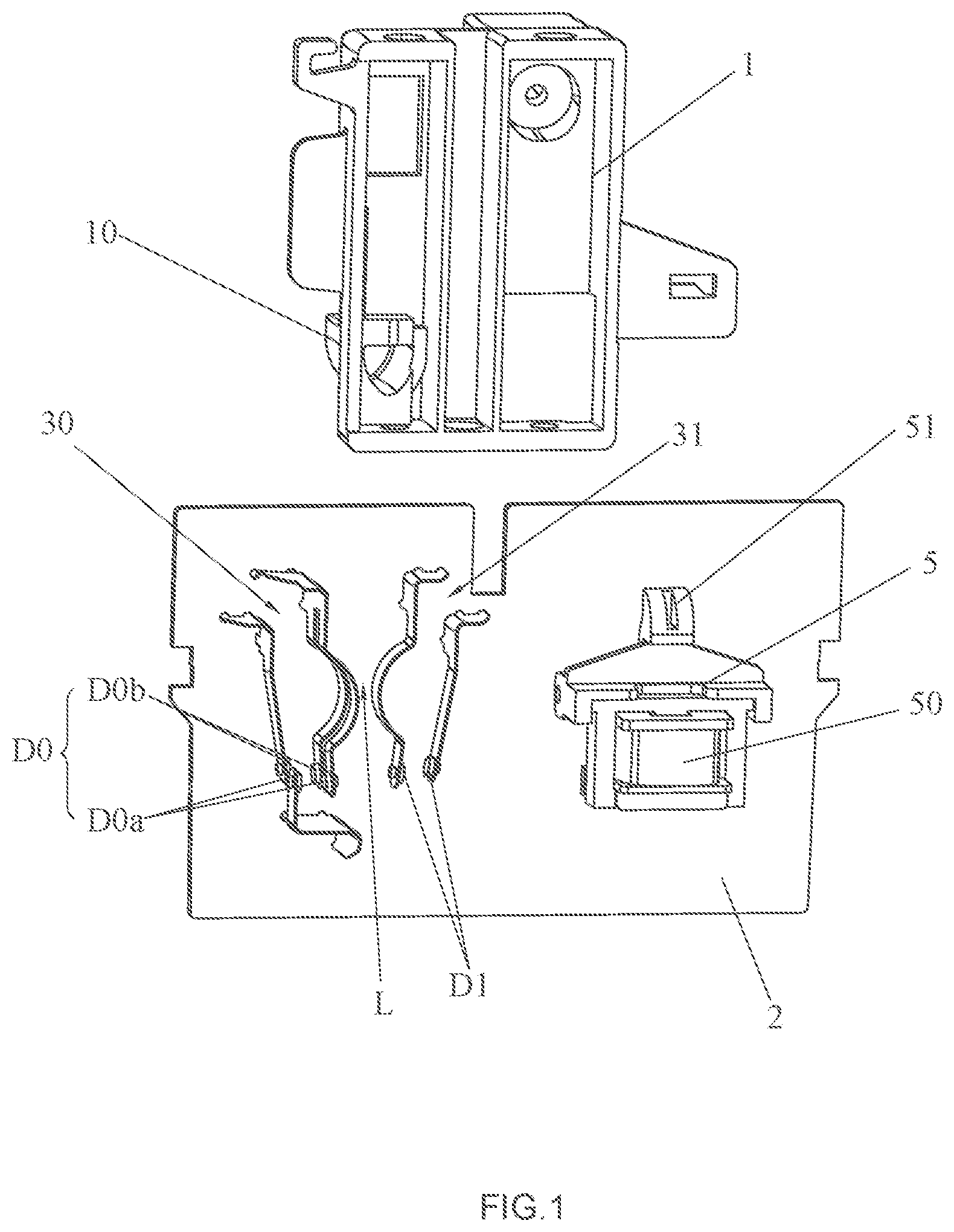 Patent US12564289 — Safety switch with fool-proof function and toaster — Figure 1