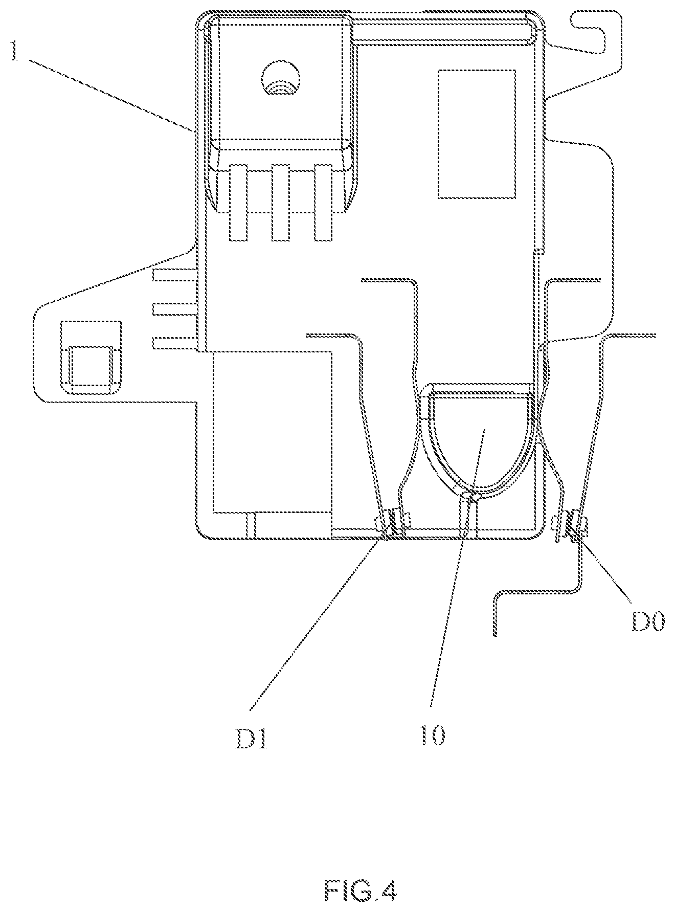 Patent US12564289 Figure 4 – Safety switch with fool-proof function and toaster