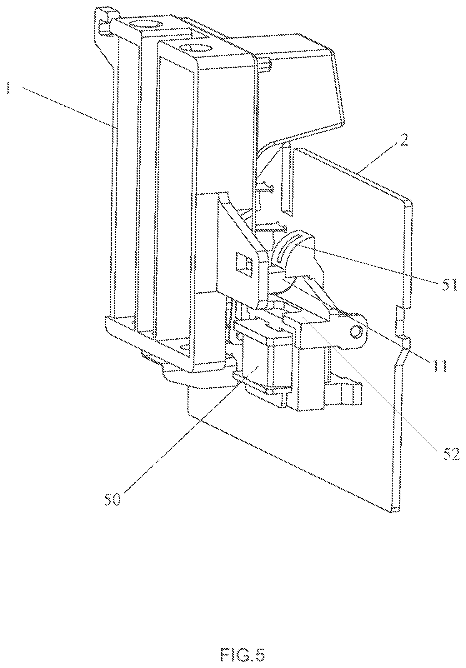 Patent US12564289 Figure 5 – Safety switch with fool-proof function and toaster