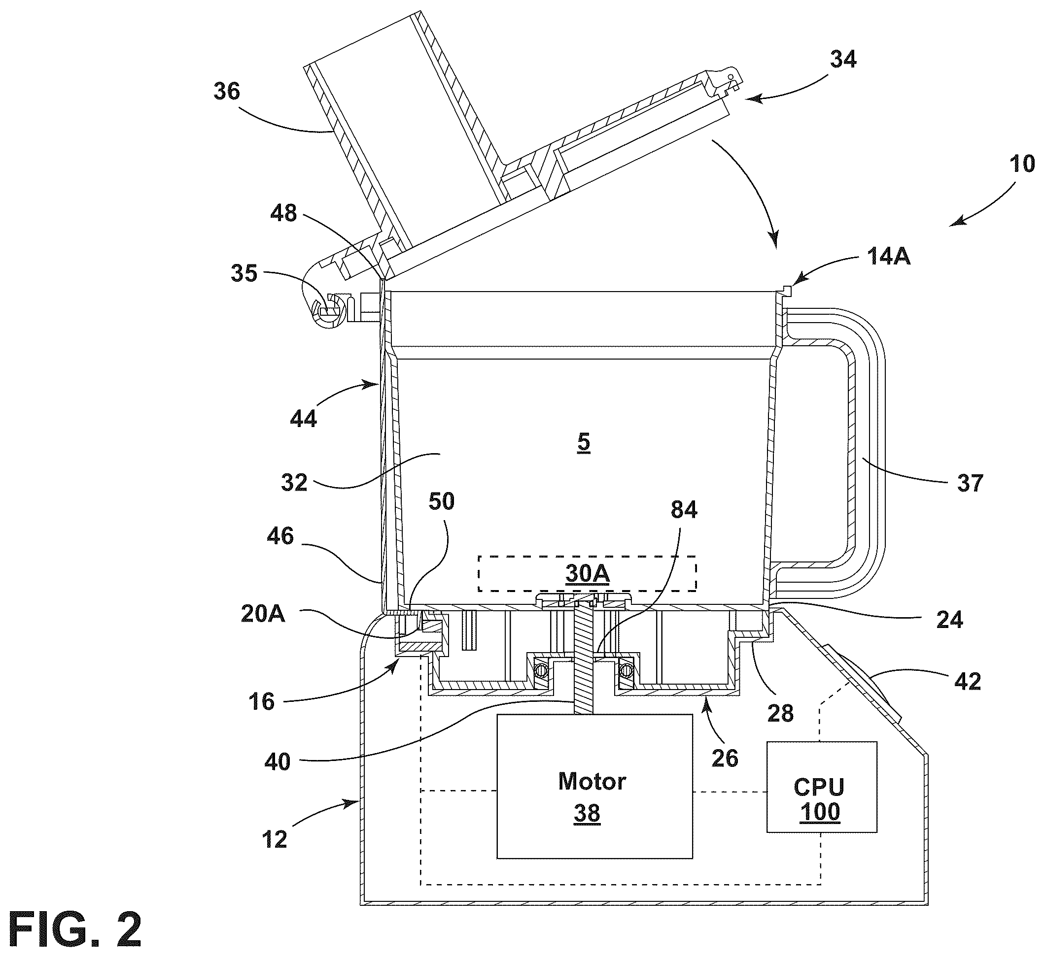 Patent US12564290 Figure 2 – Magnetic compass interlock vessel detection and vessel recognition device