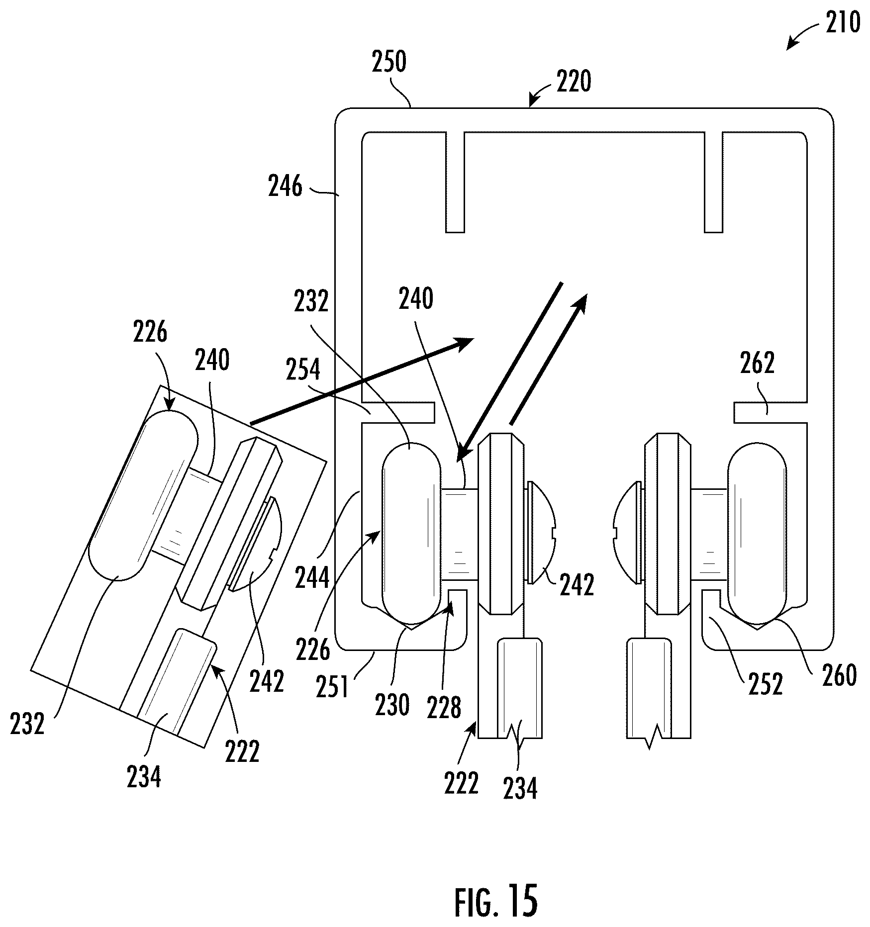 Patent US12564294 Figure 10 – Shower door assembly