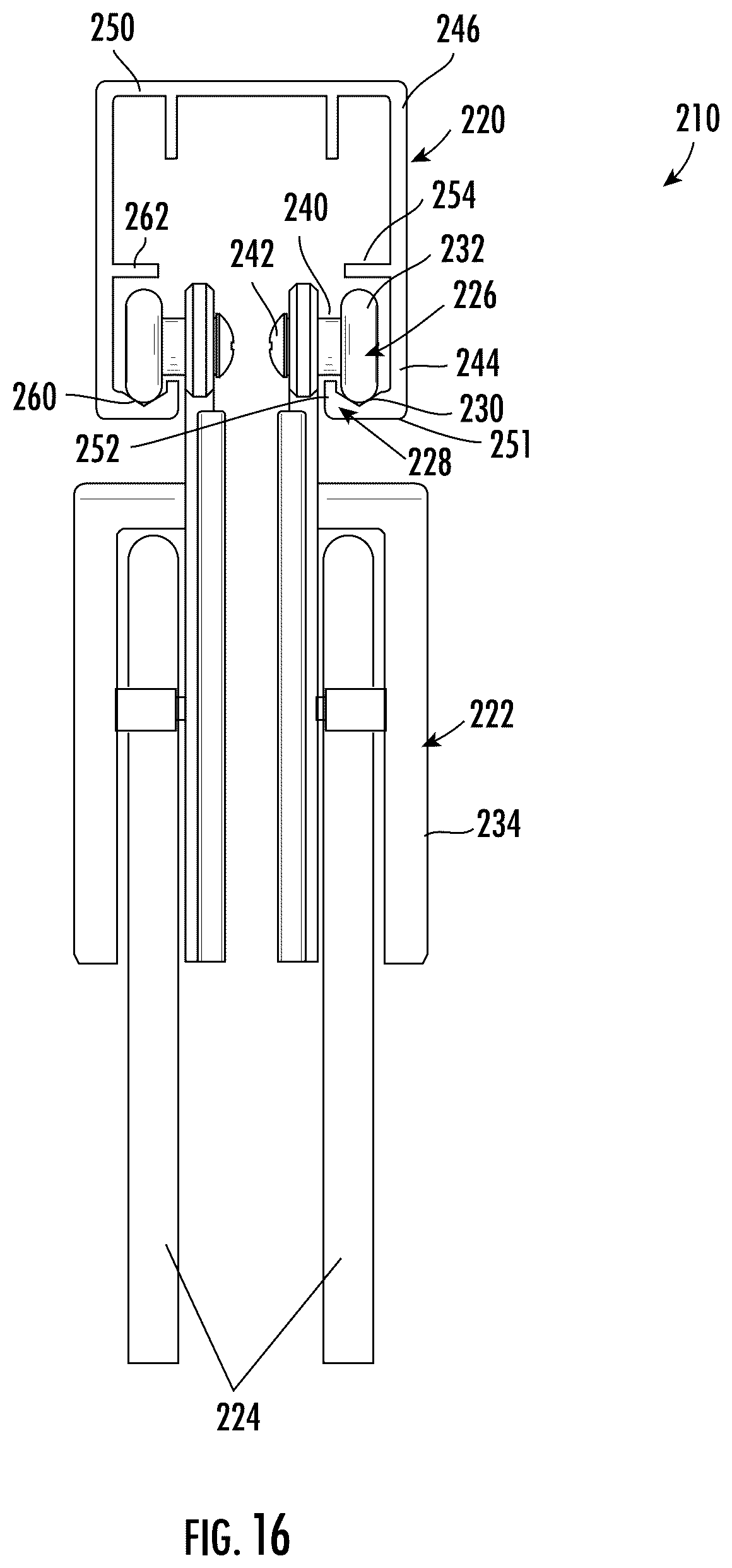 Patent US12564294 Figure 11 – Shower door assembly