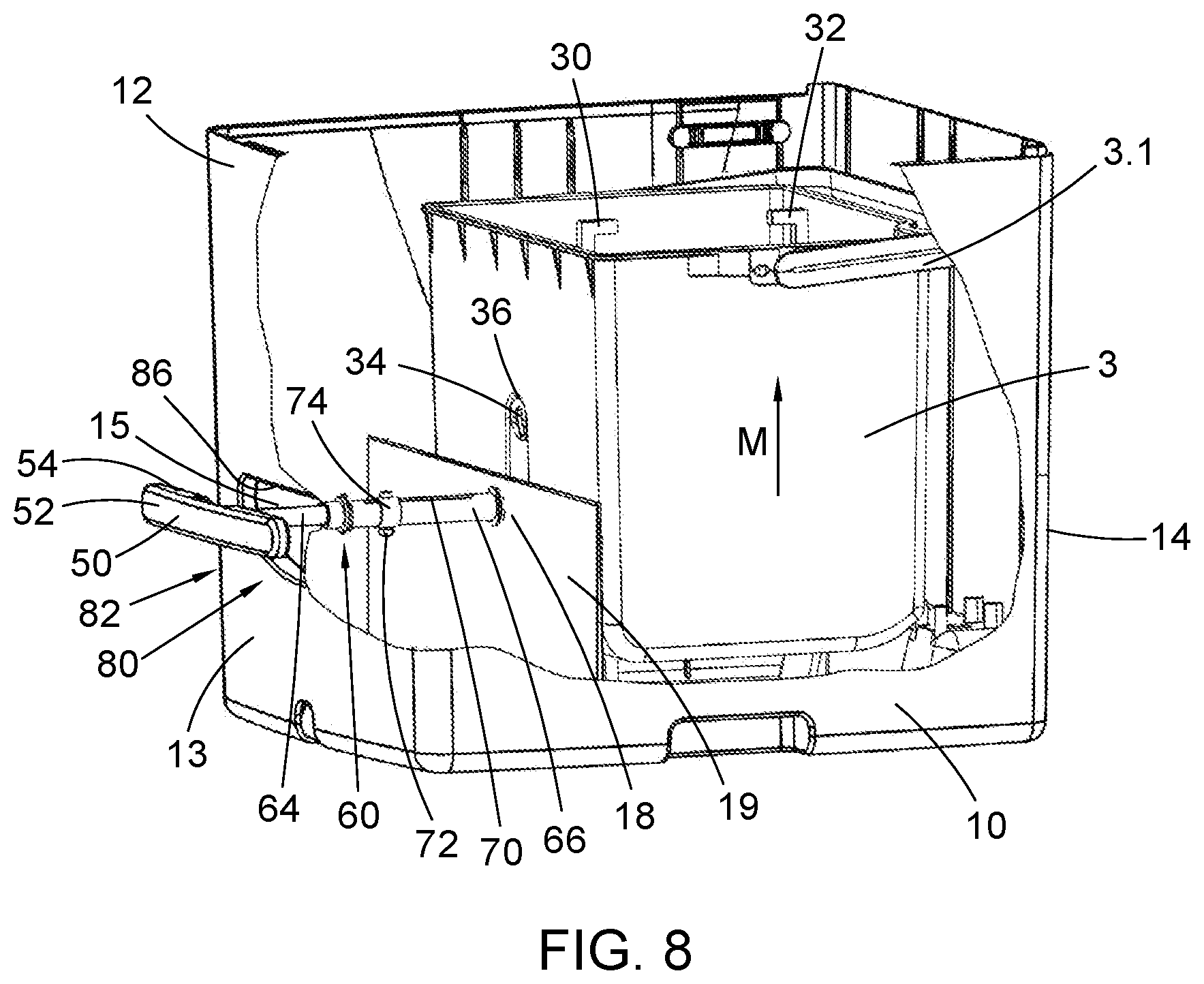 Patent US12564296 Figure 7 – Composting toilet