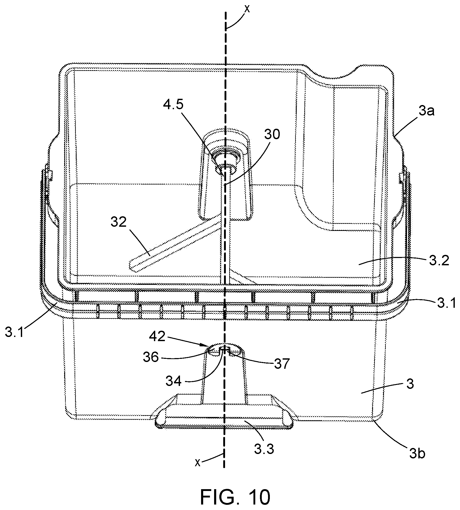 Patent US12564296 Figure 9 – Composting toilet