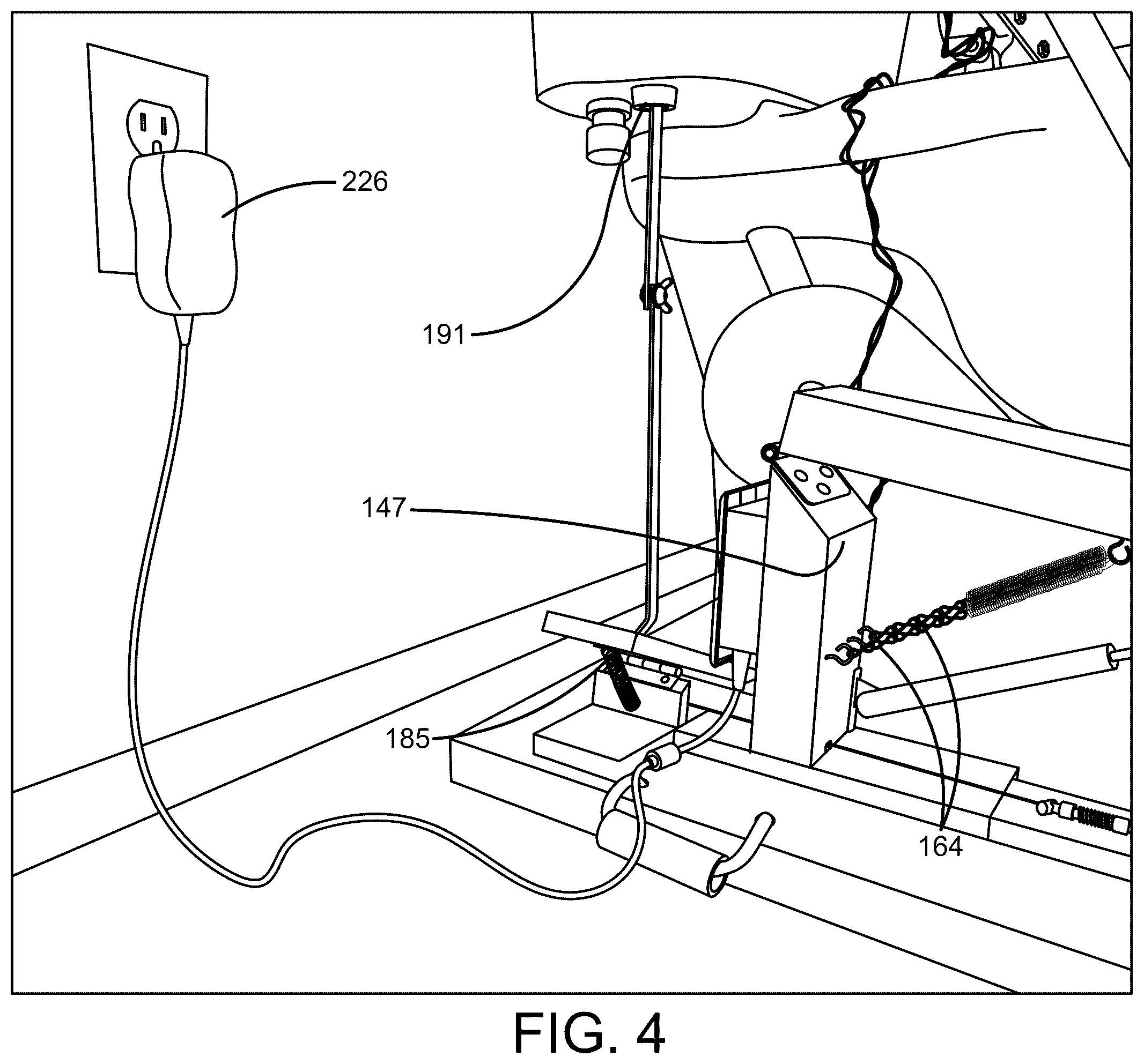 Patent US12564297 Figure 4 – Hands-free toilet device