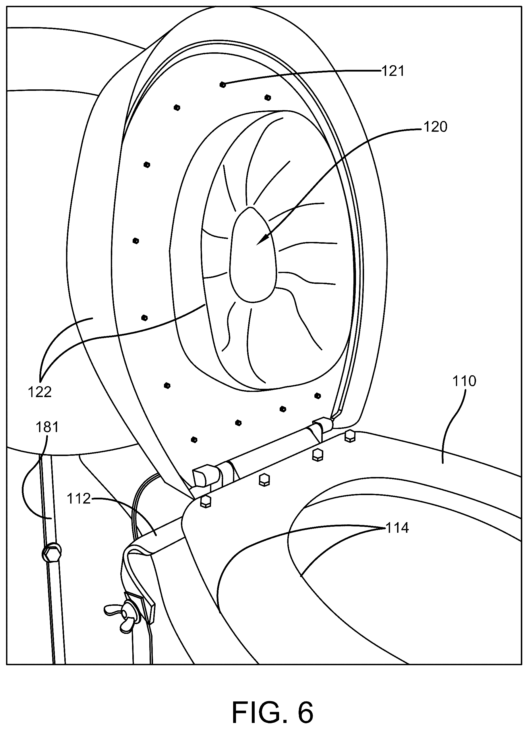 Patent US12564297 Figure 6 – Hands-free toilet device