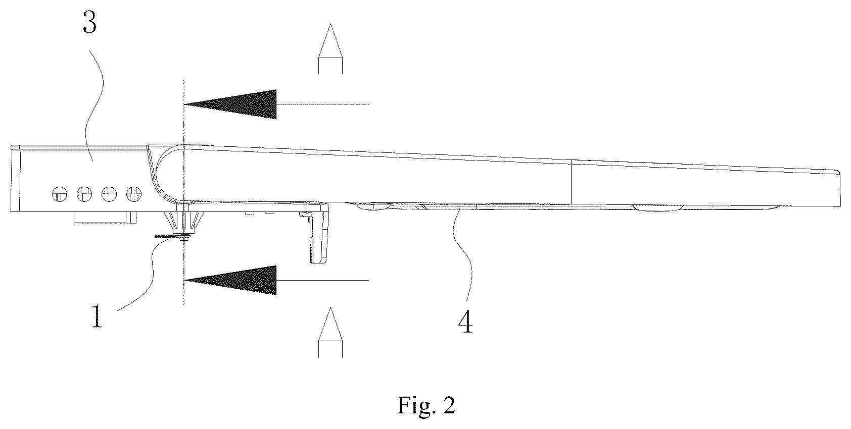 Patent US12564299 Figure 2 – Toilet rotating shaft connection structure