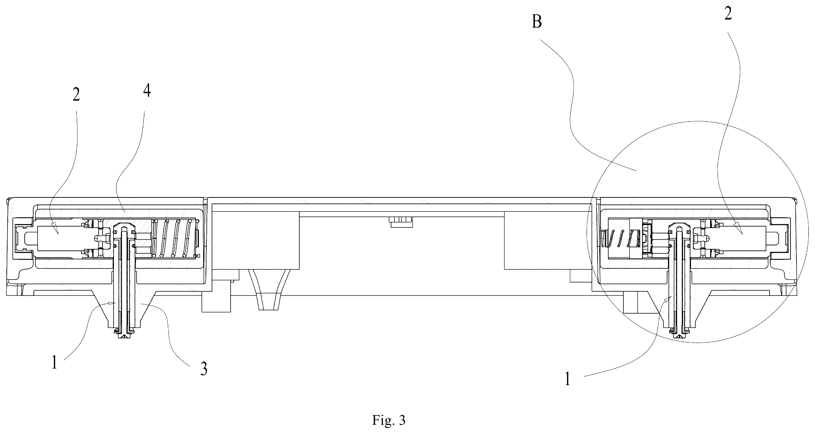 Patent US12564299 Figure 3 – Toilet rotating shaft connection structure