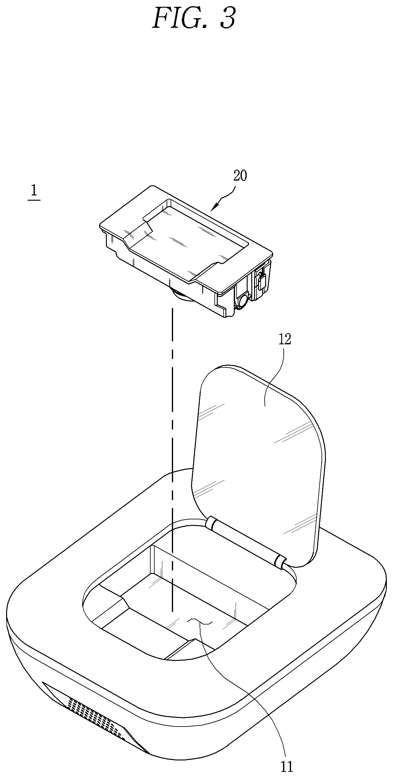 Patent US12564300 Figure 3 – Cleaner