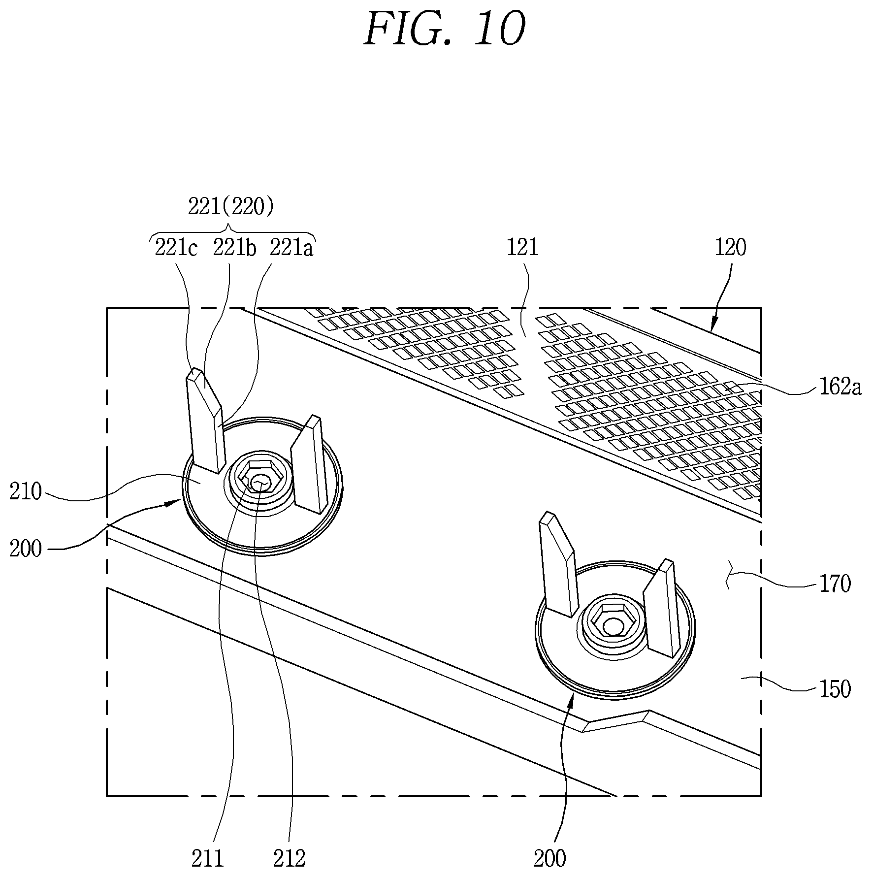 Patent US12564300 Figure 10 – Cleaner