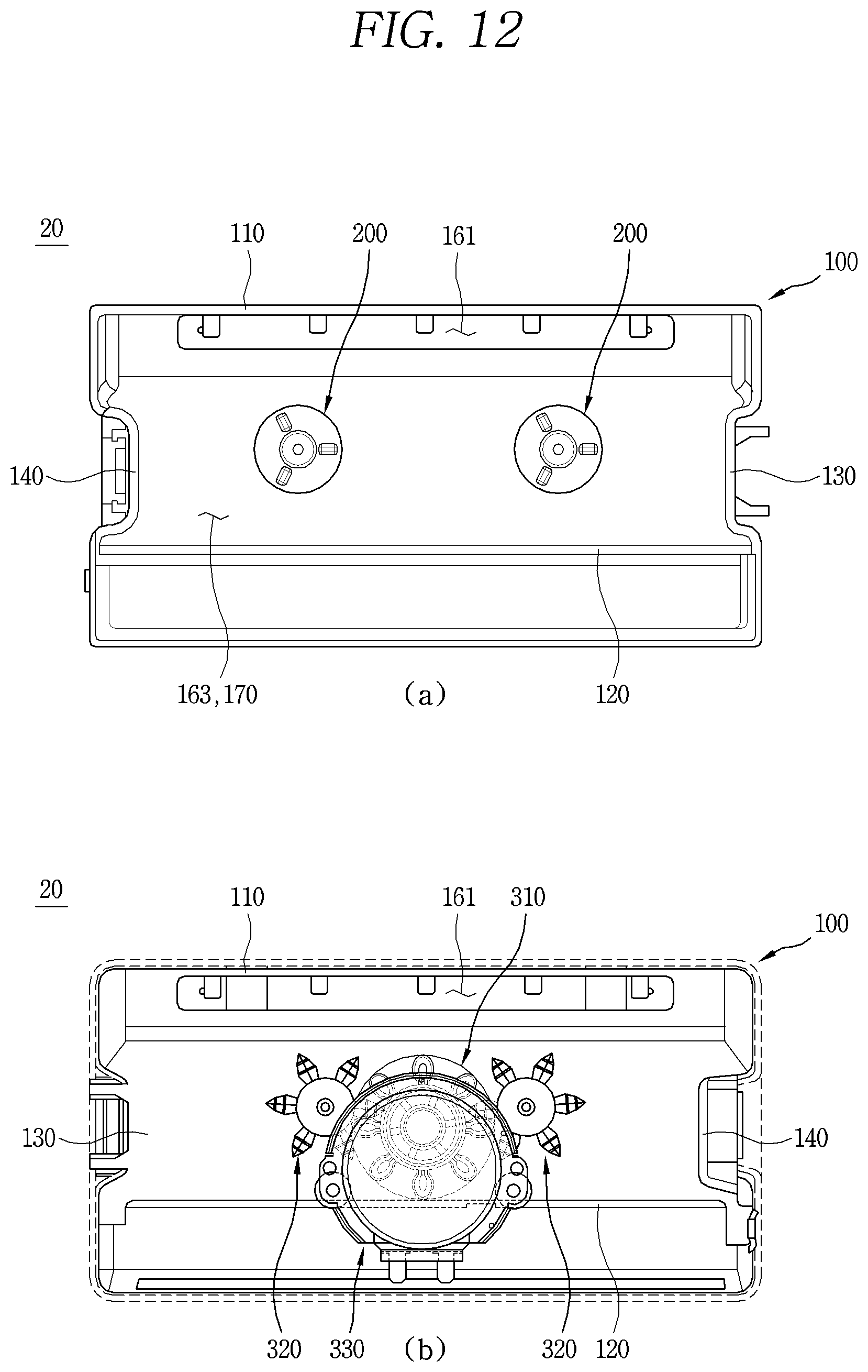 Patent US12564300 Figure 12 – Cleaner