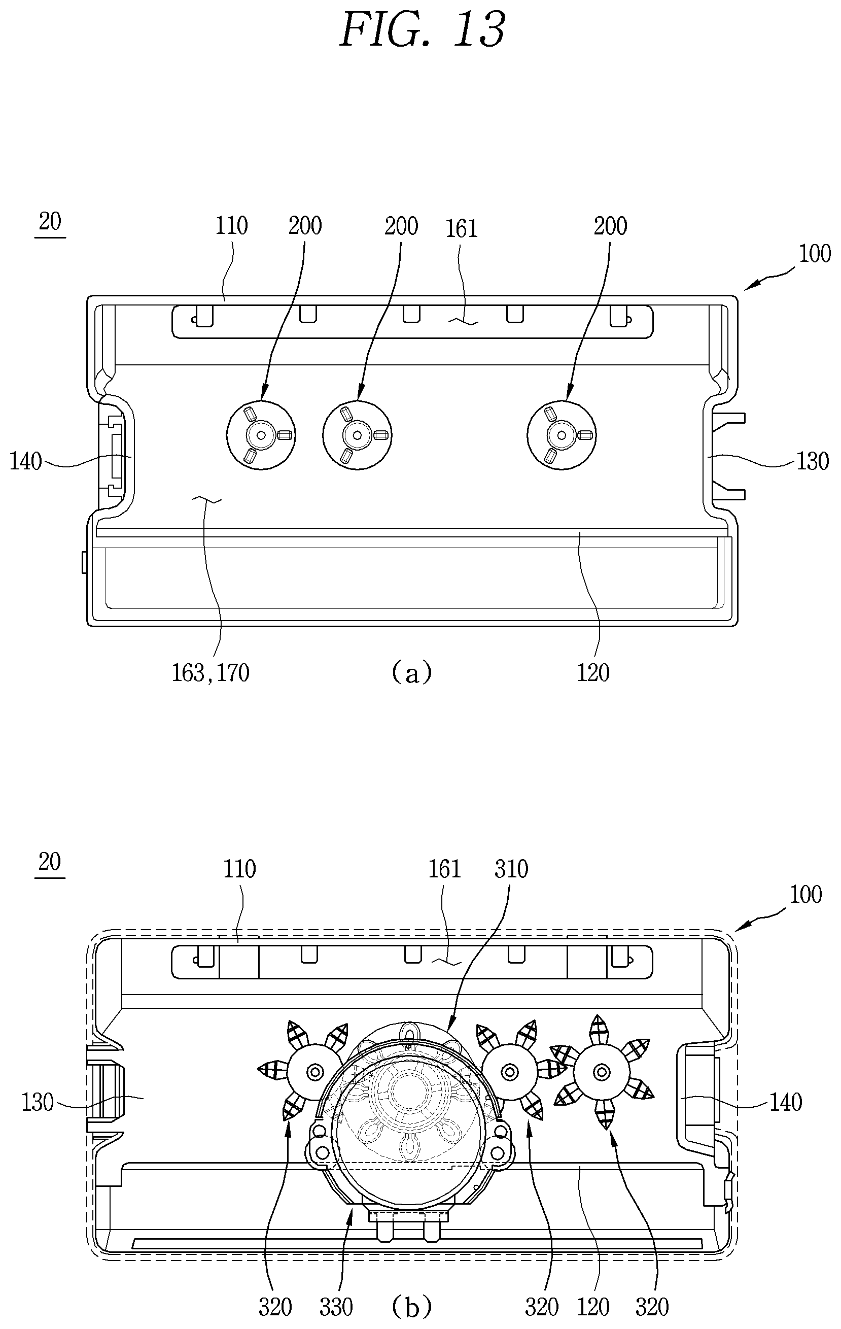Patent US12564300 Figure 13 – Cleaner