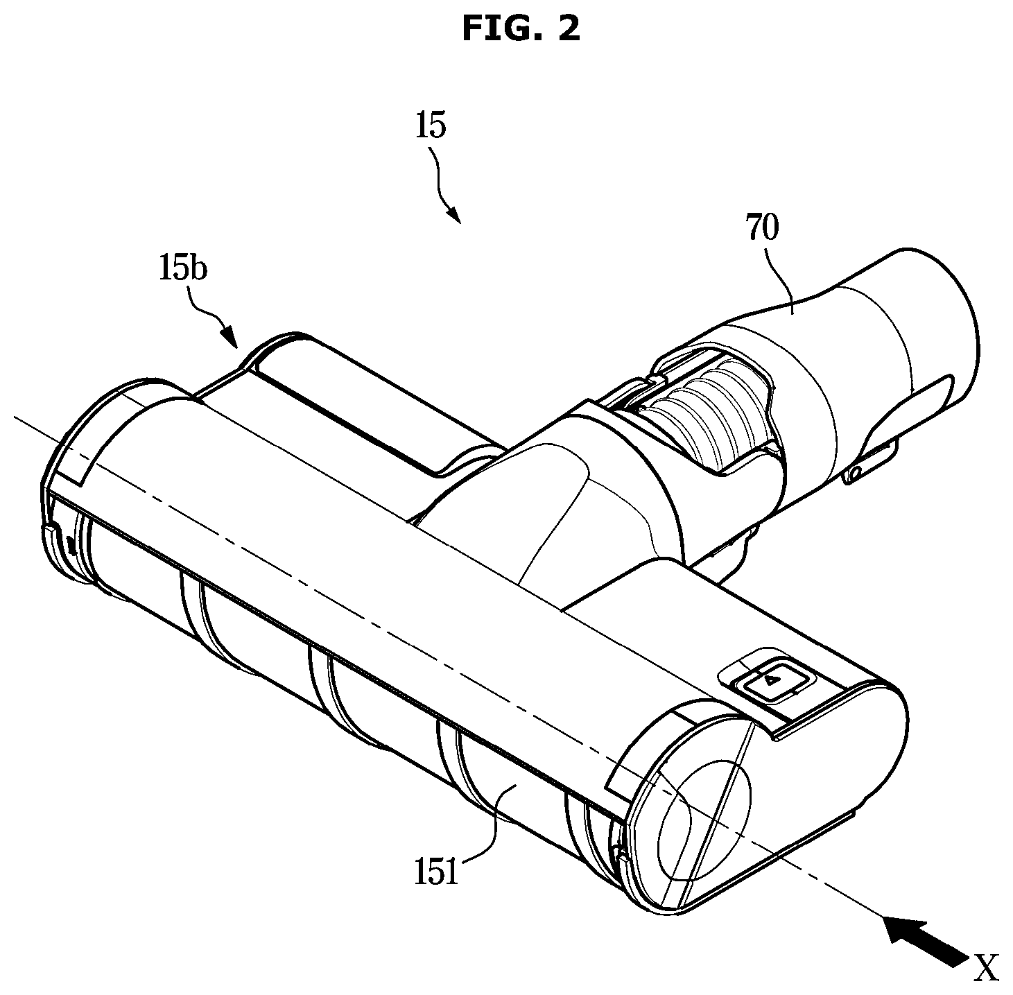 Patent US12564301 Figure 2 – Vacuum cleaner and control method for the same