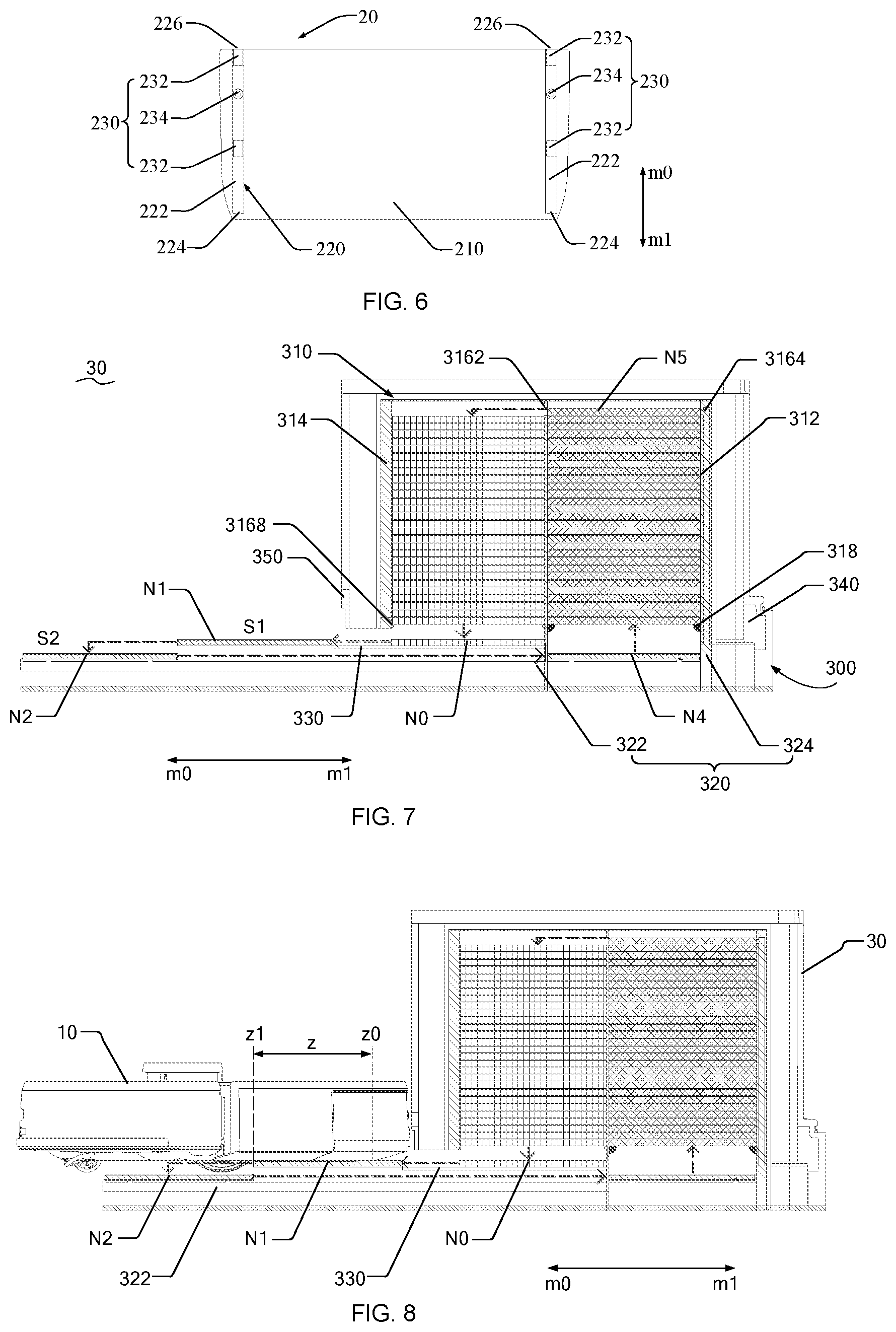 Patent US12564302 Figure 3 – Cleaning robot, cleaning module, cleaning assembly, base and cleaning system