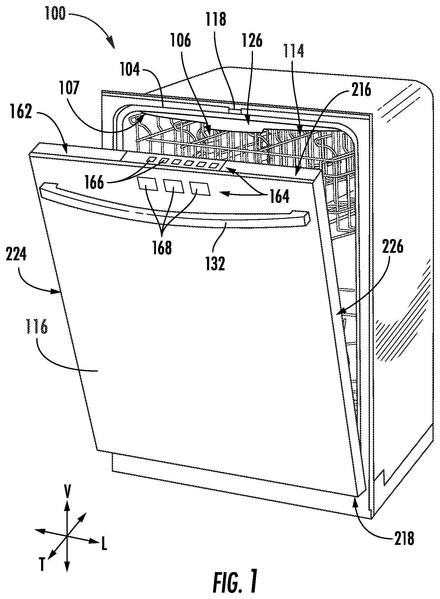 Patent US12564304 Figure 1 – Appliance handle clip for securing an appliance handle in transport