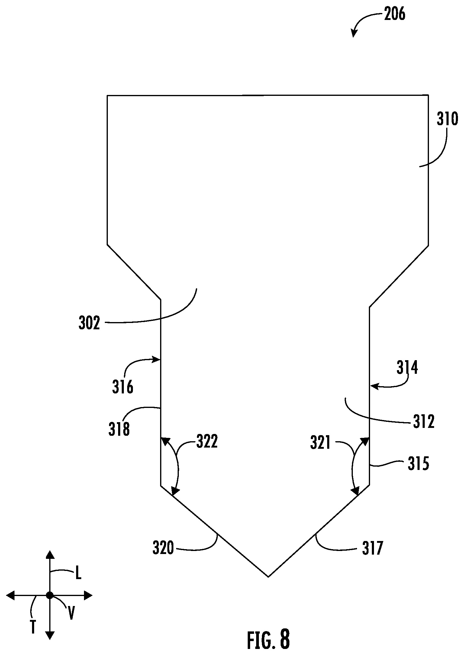 Patent US12564305 Figure 8 – Trigger assembly for a slide assembly of a dishwashing appliance