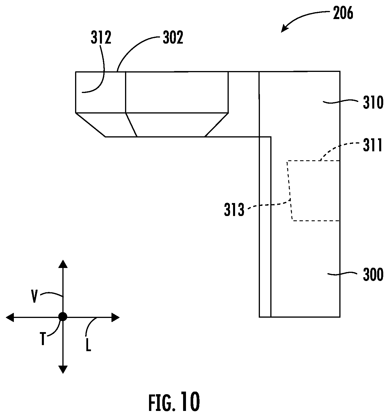 Patent US12564305 Figure 10 – Trigger assembly for a slide assembly of a dishwashing appliance