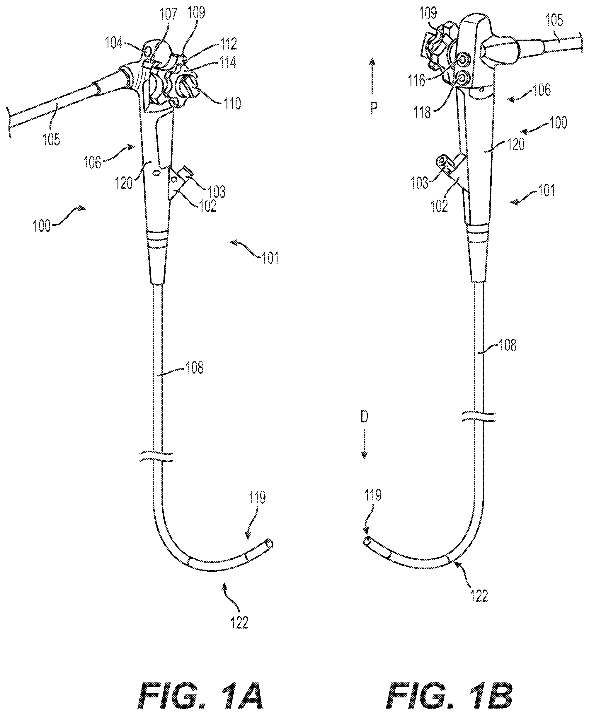 Patent US12564309 Figure 1 – Actuators for medical devices and related systems and methods