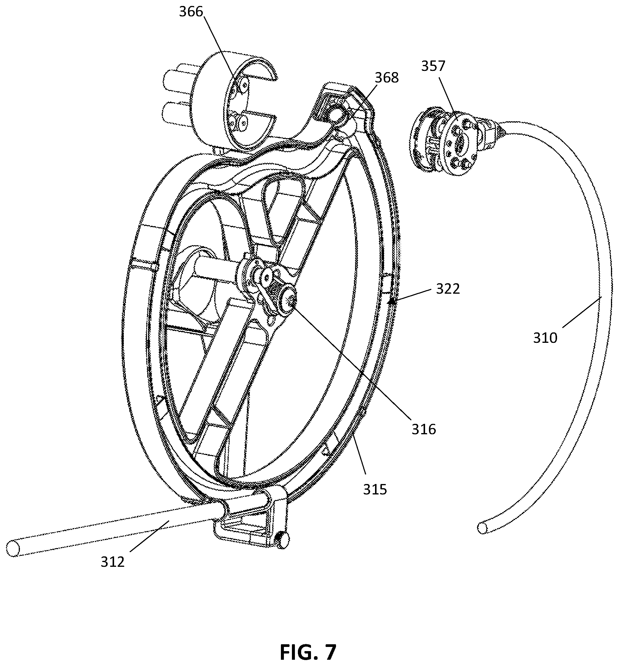 Patent US12564312 Figure 11 – Managing and manipulating a long length robotic endoscope