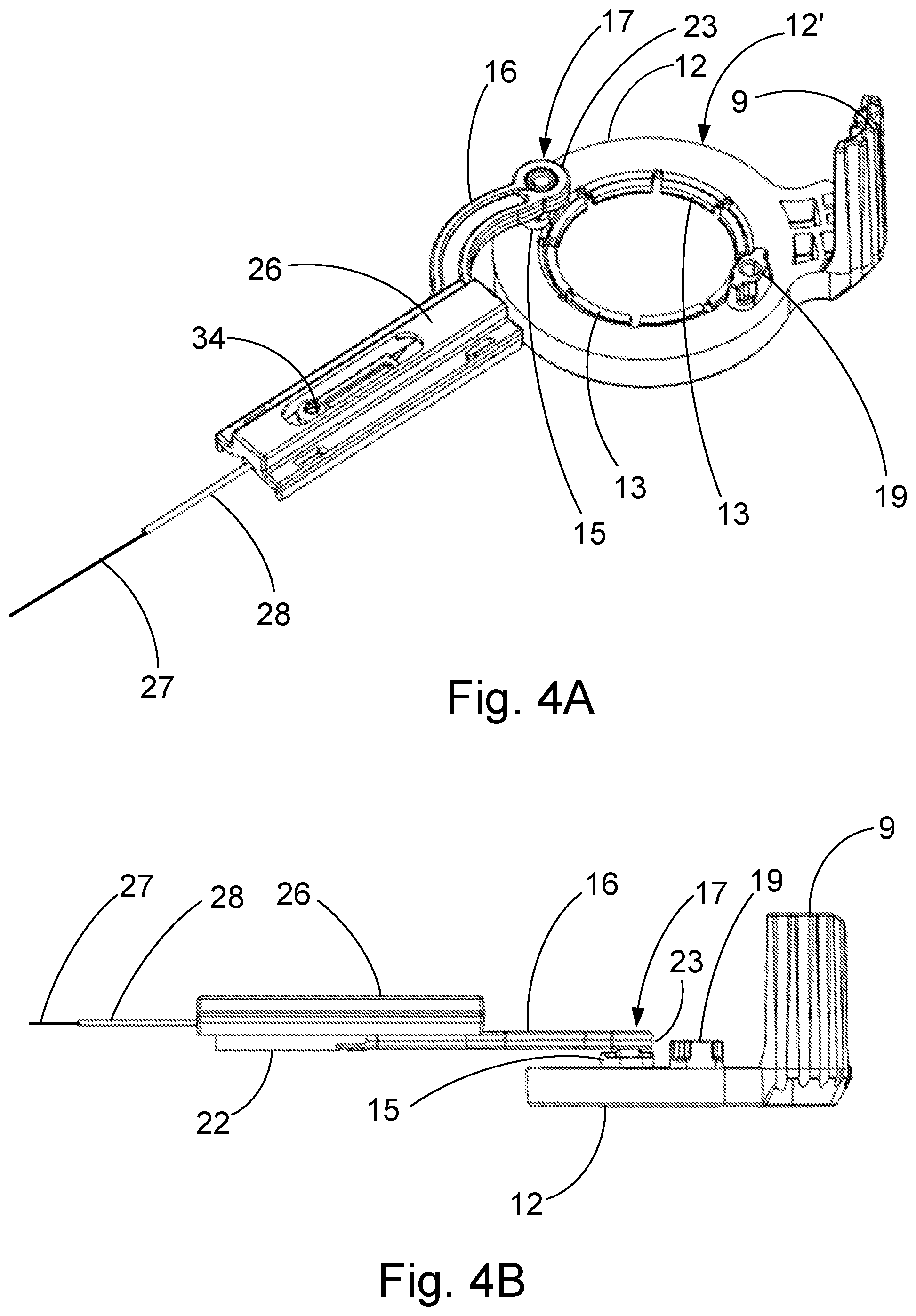 Patent US12564315 Figure 4 – Sliding motion transfer member for an endoscope