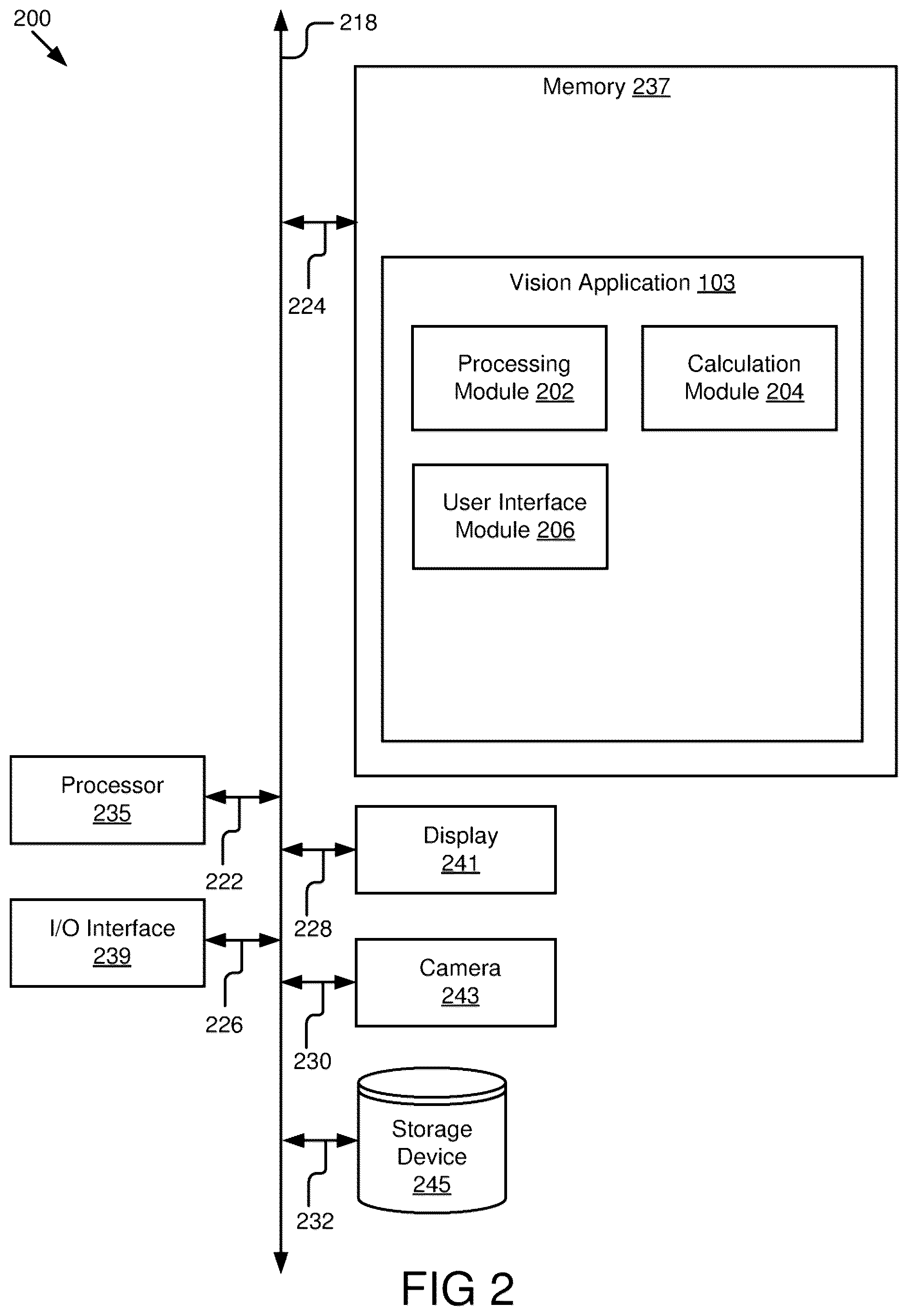 Patent US12564322 Figure 2 – Head-mounted system for measuring ptosis